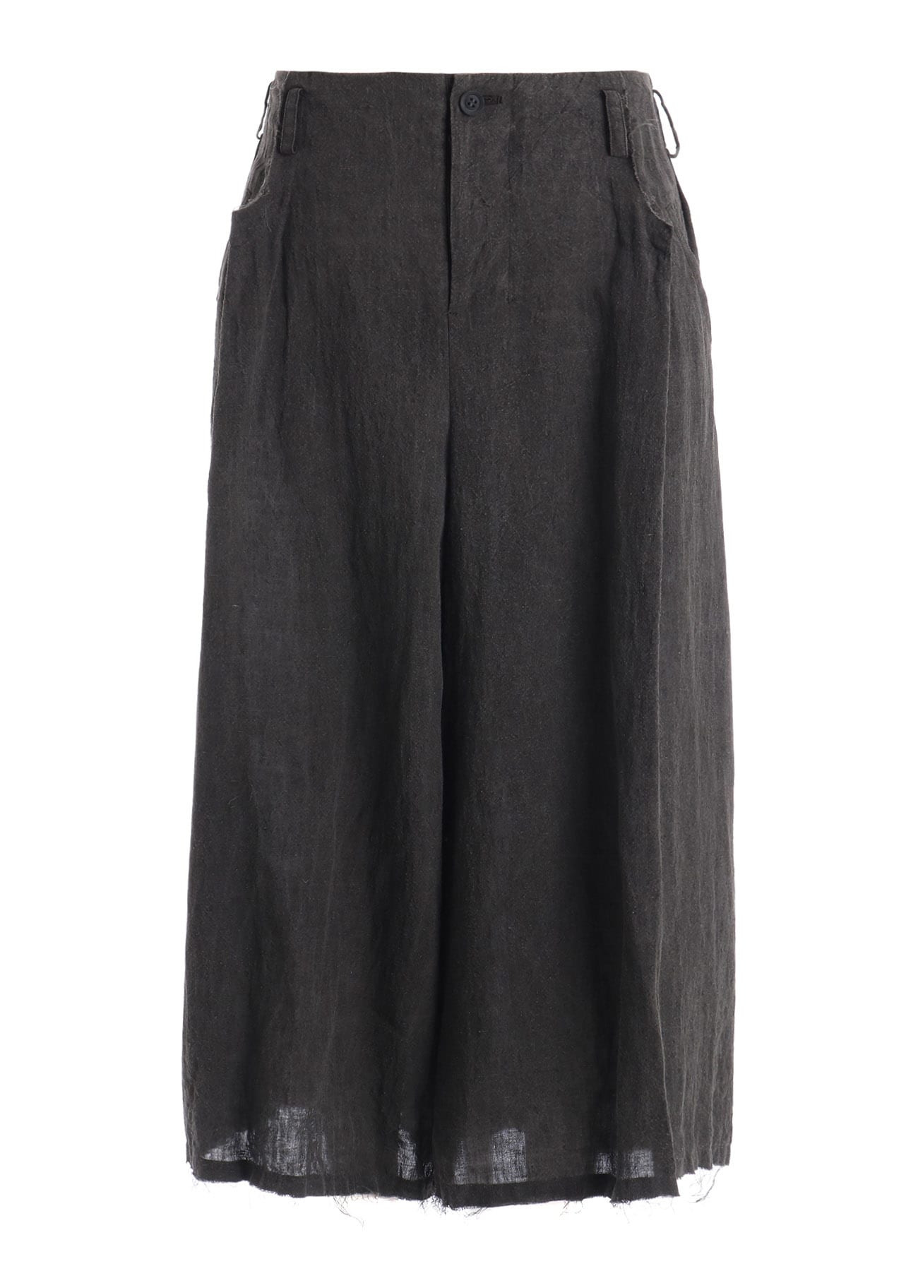 INK DYED LAWN TUCK WIDE PANTS