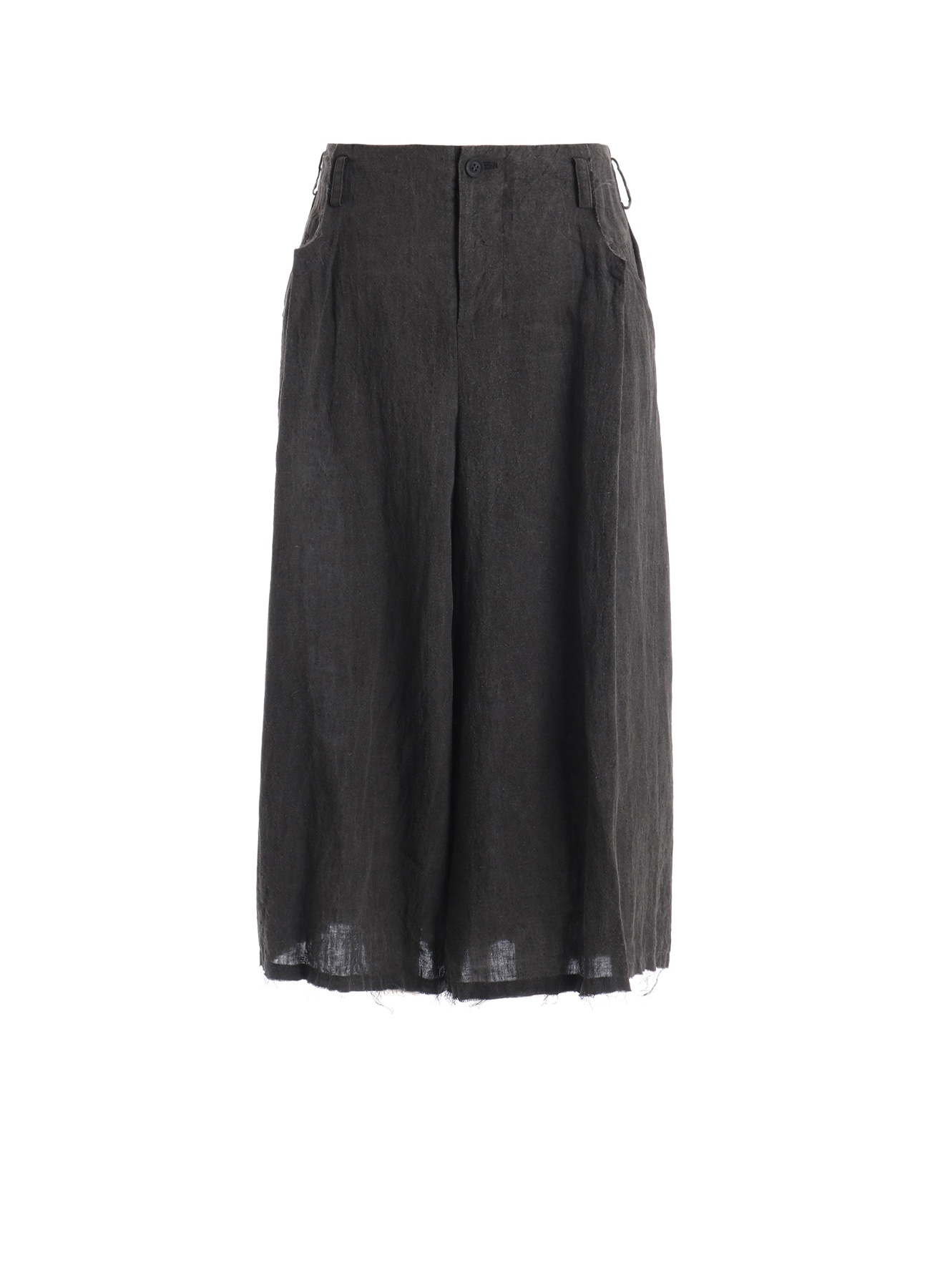 INK DYED LAWN TUCK WIDE PANTS