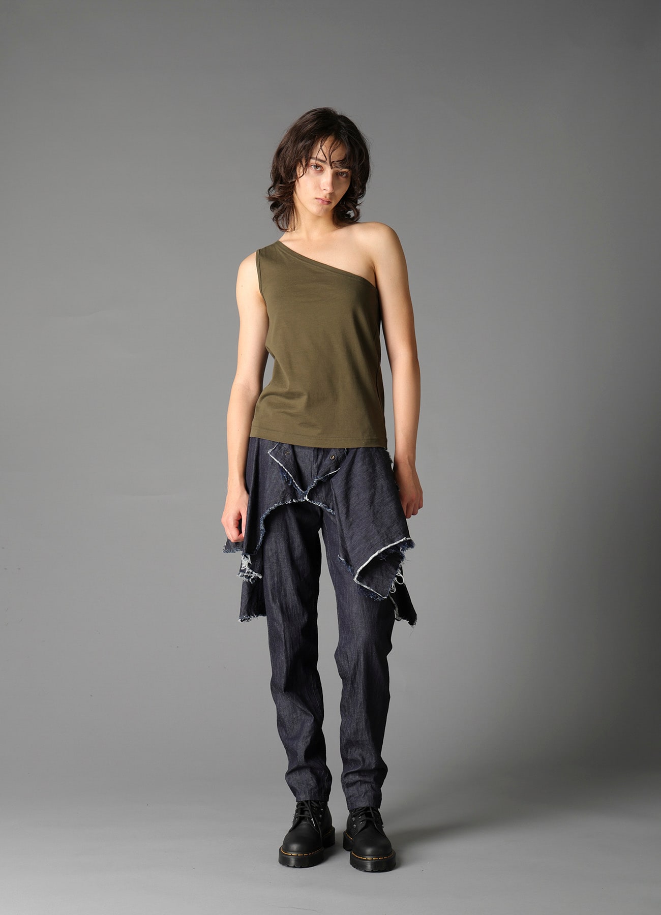 6oz DENIM DESIGNED PANEL PANTS