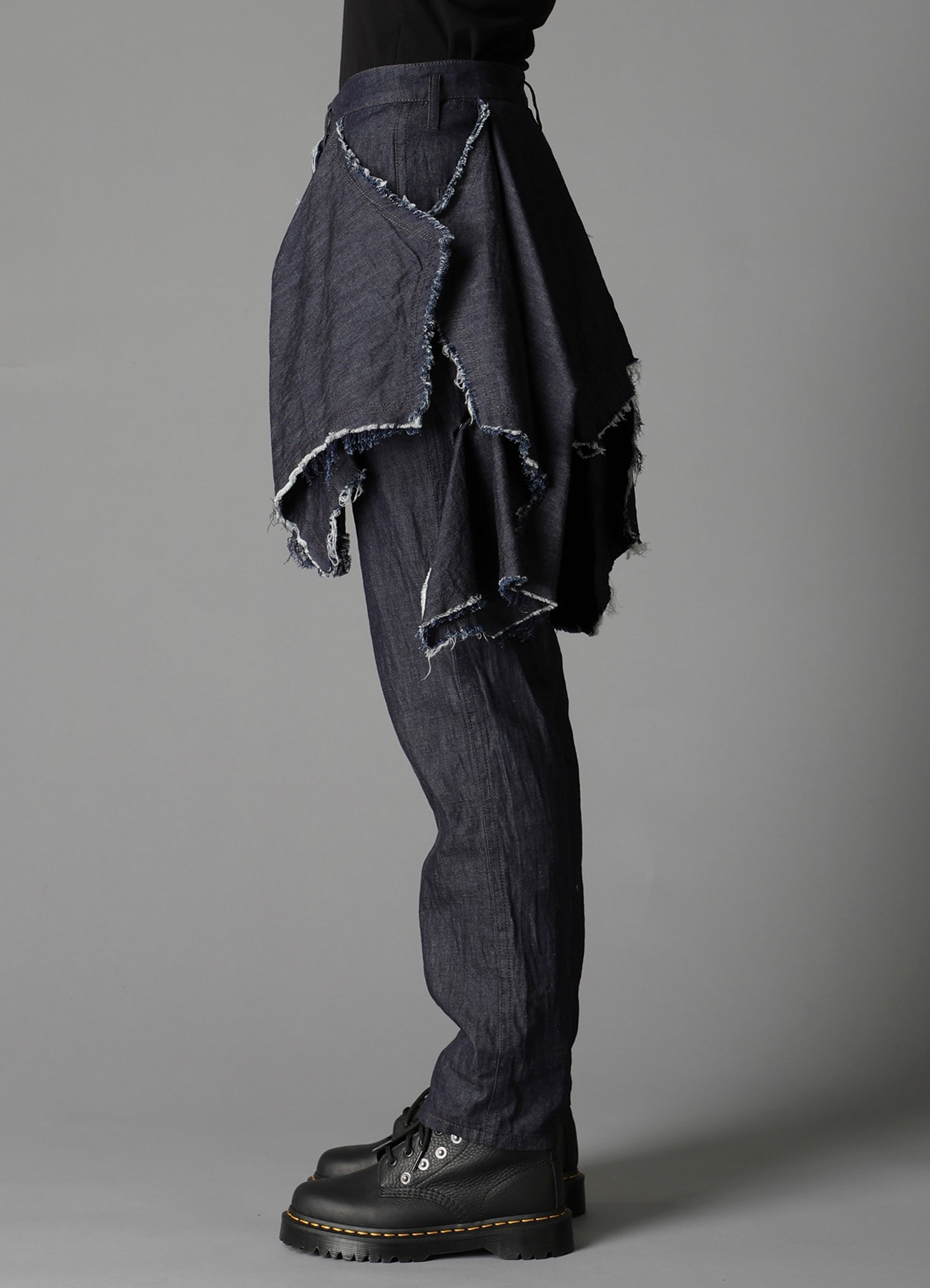 6oz DENIM DESIGNED PANEL PANTS