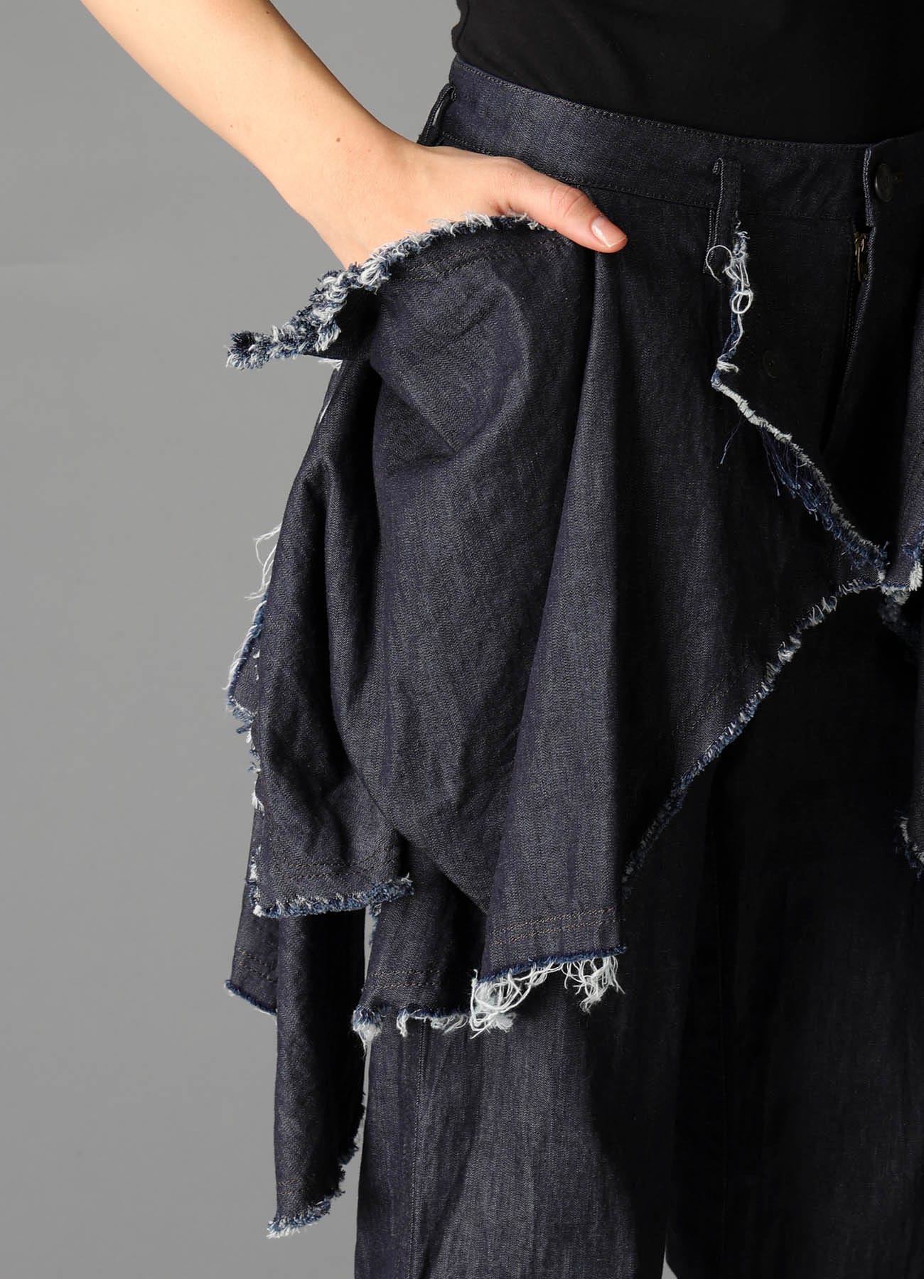 6oz DENIM DESIGNED PANEL PANTS