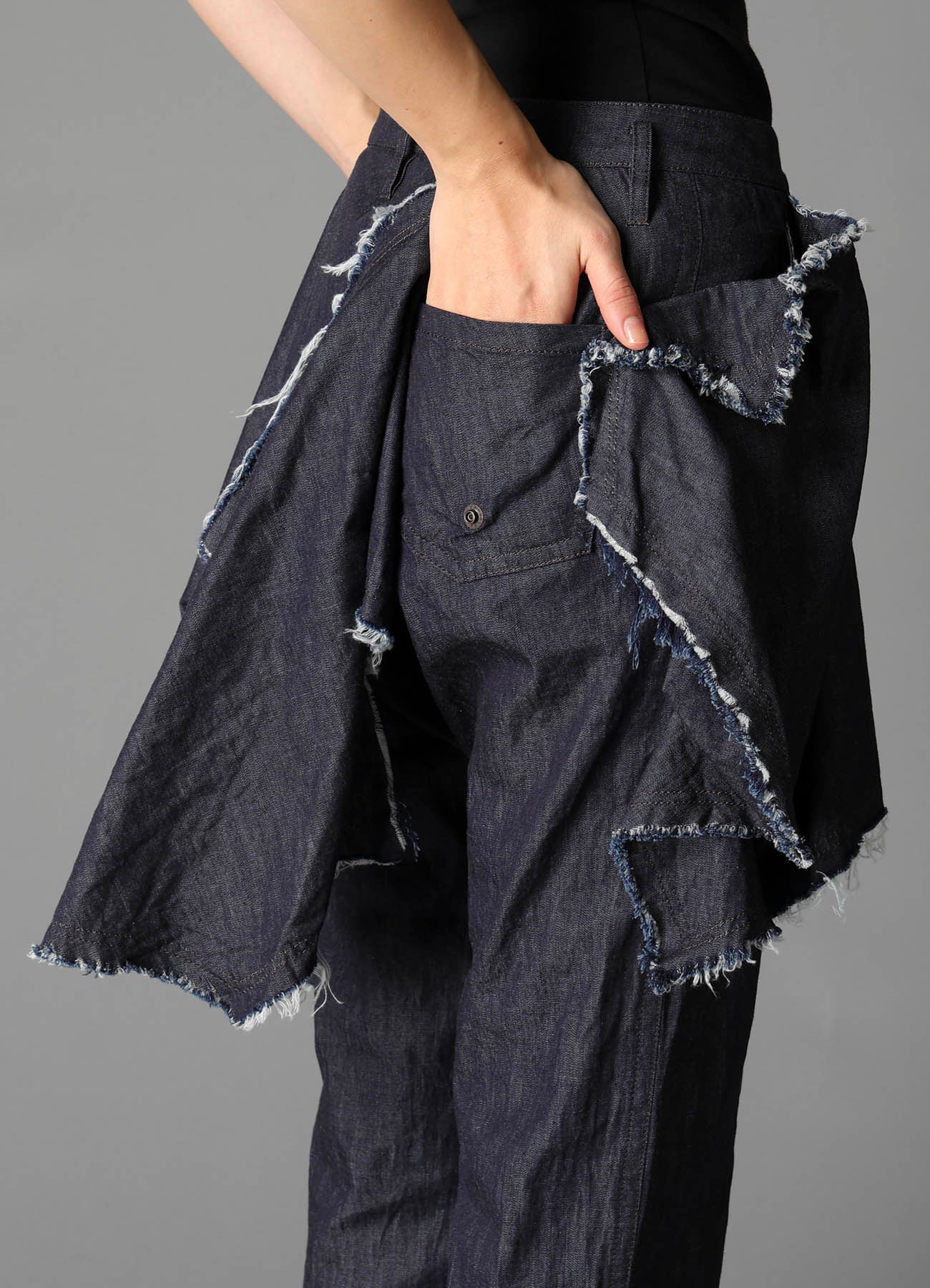 6oz DENIM DESIGNED PANEL PANTS