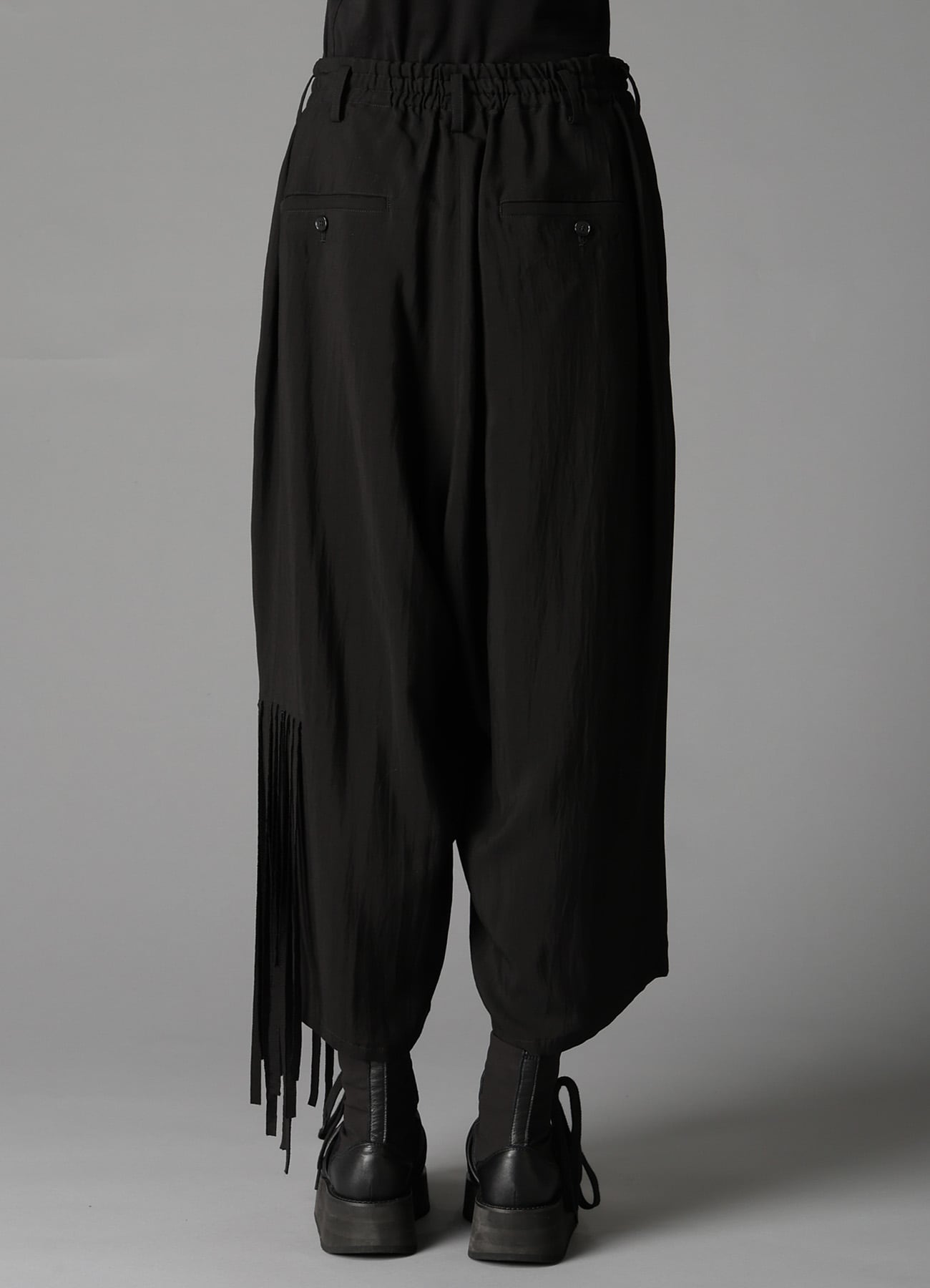 HIGH TWISTED GABARDINE FRINGE PATNS