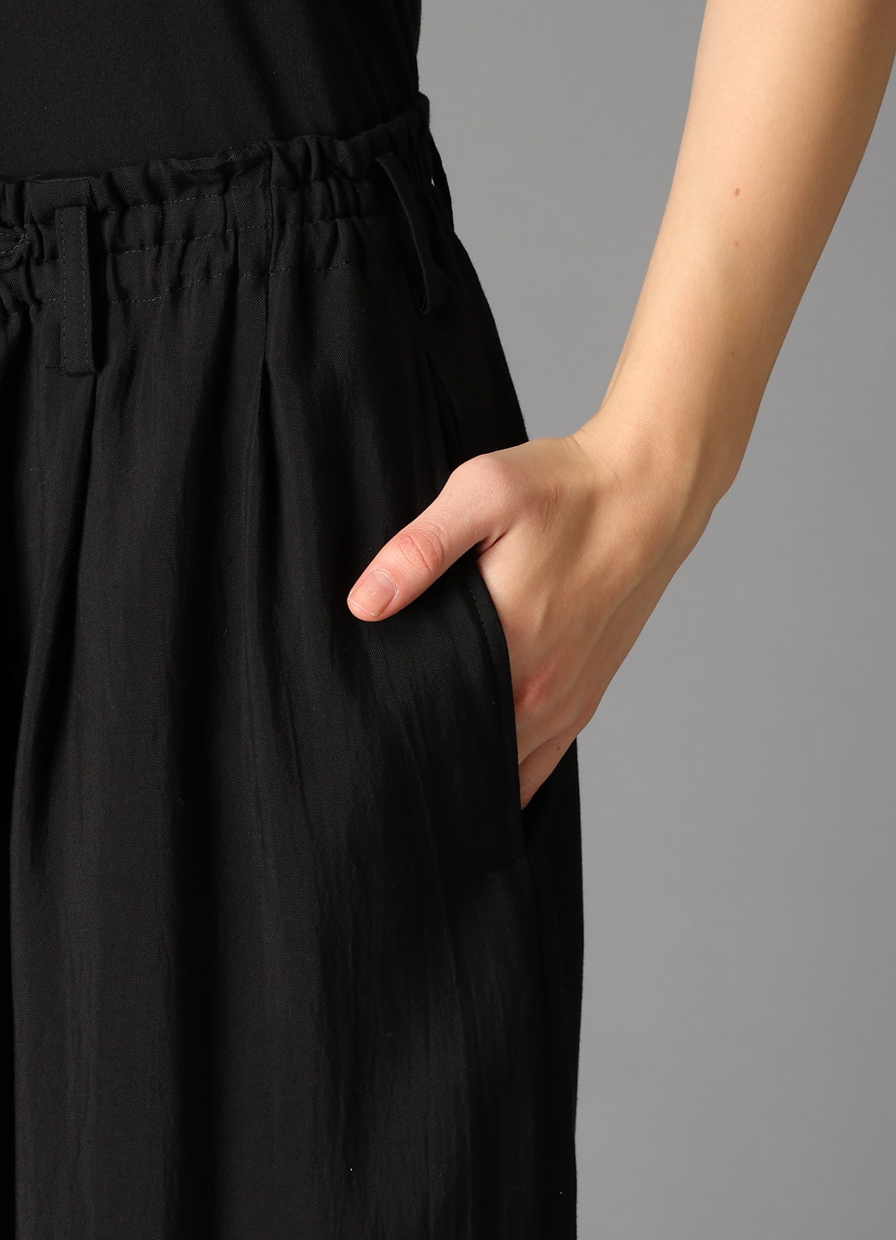 HIGH TWISTED GABARDINE FRINGE PATNS