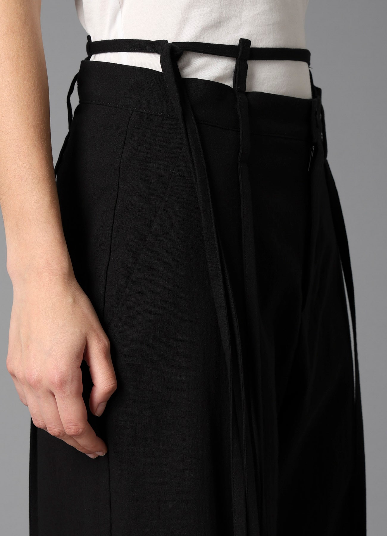 C/LI MUSLIN HANGING STRAP PANTS