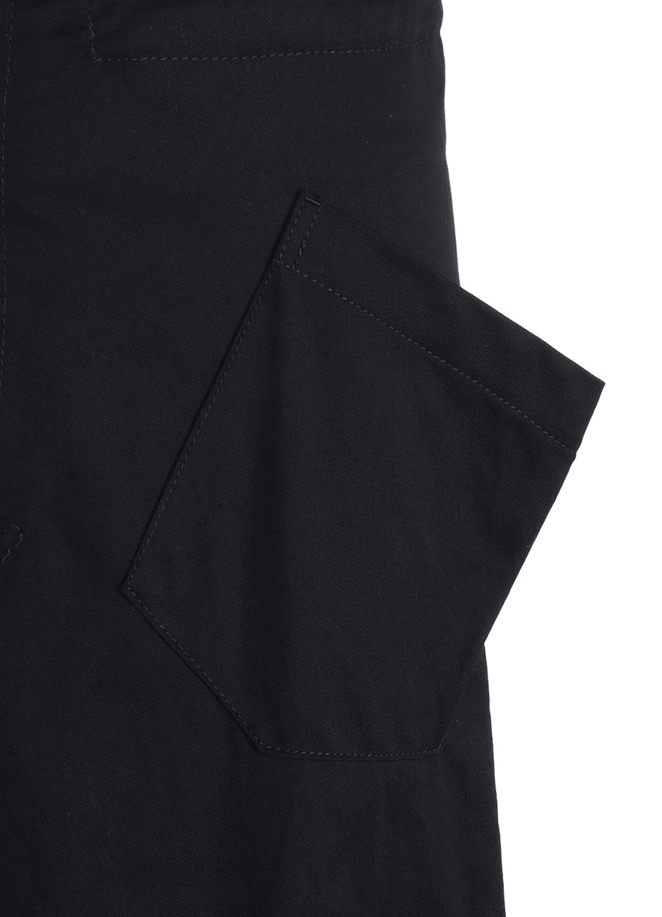 C TWILL ASYMMETRIC POCKET PANTS