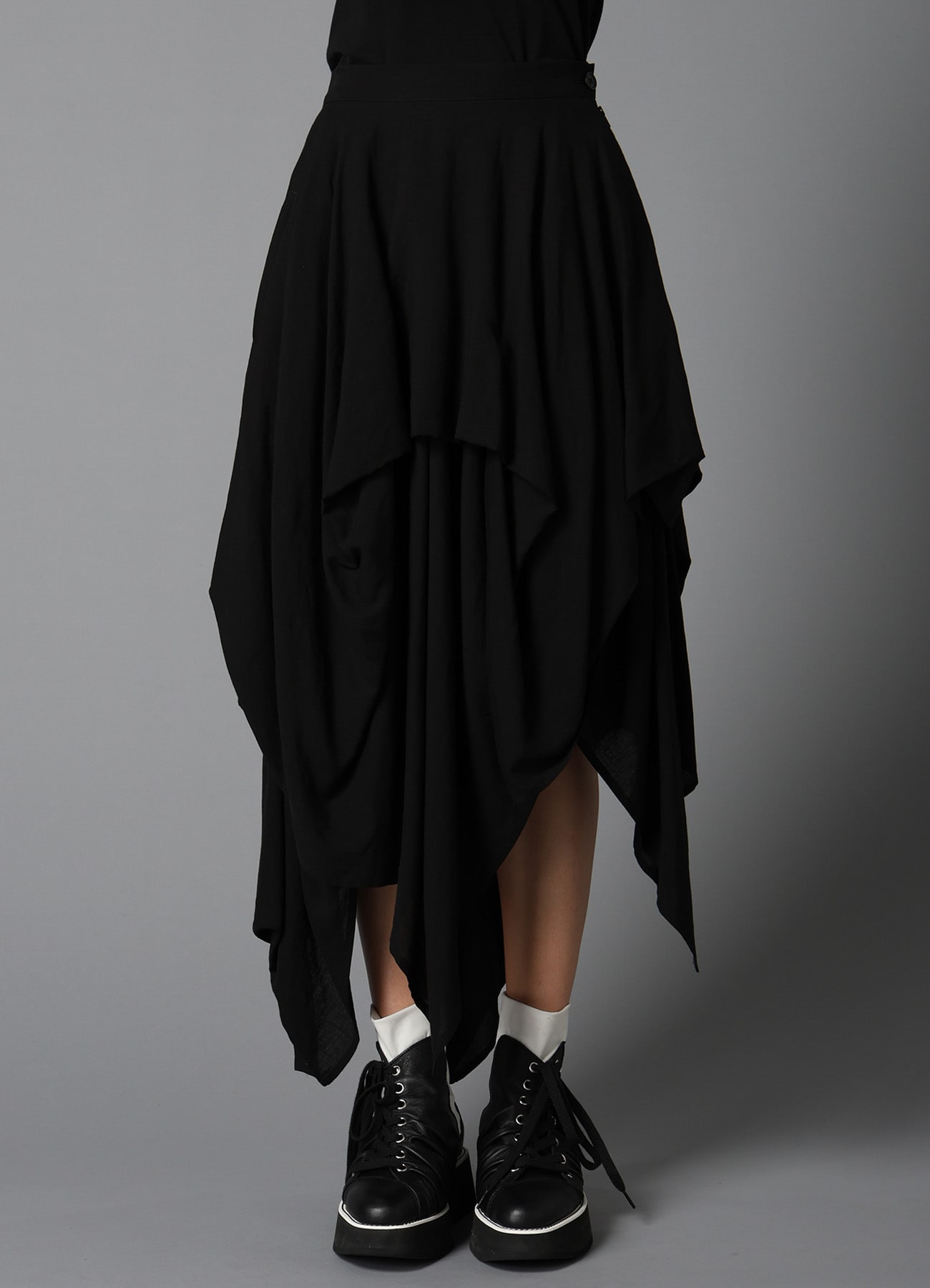 CELLULOSE/ LINEN LAWN LAYERED SKIRT