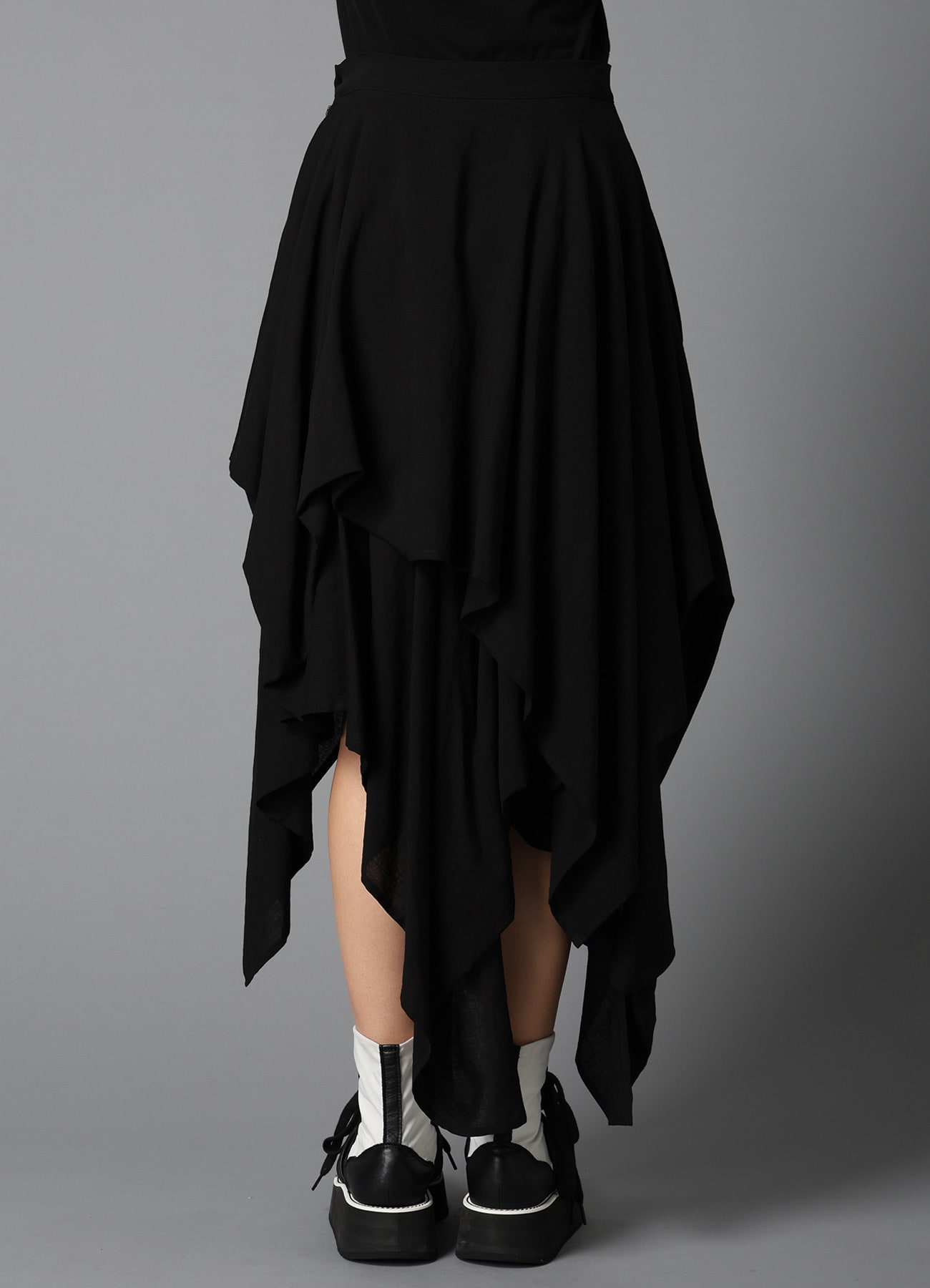 CELLULOSE/ LINEN LAWN LAYERED SKIRT