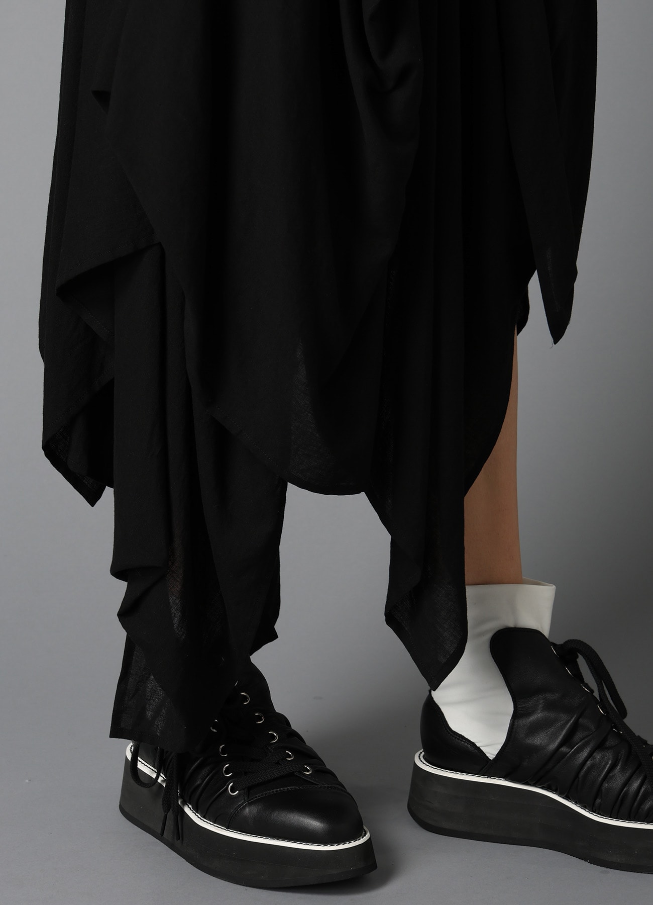 CELLULOSE/ LINEN LAWN LAYERED SKIRT