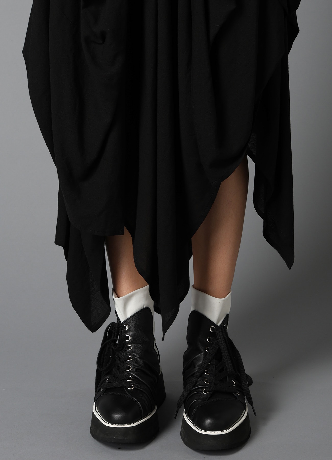 CELLULOSE/ LINEN LAWN LAYERED SKIRT