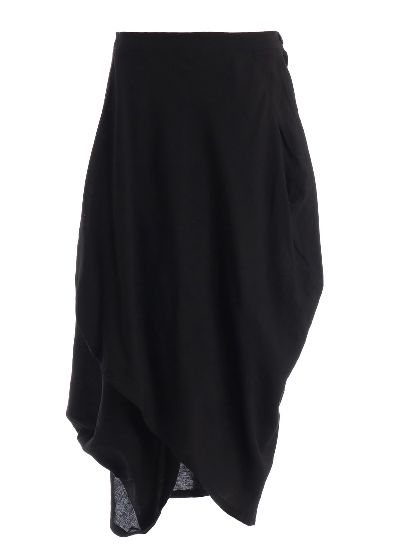 CELLULOSE/ LINEN LAWN DRAPED SKIRT