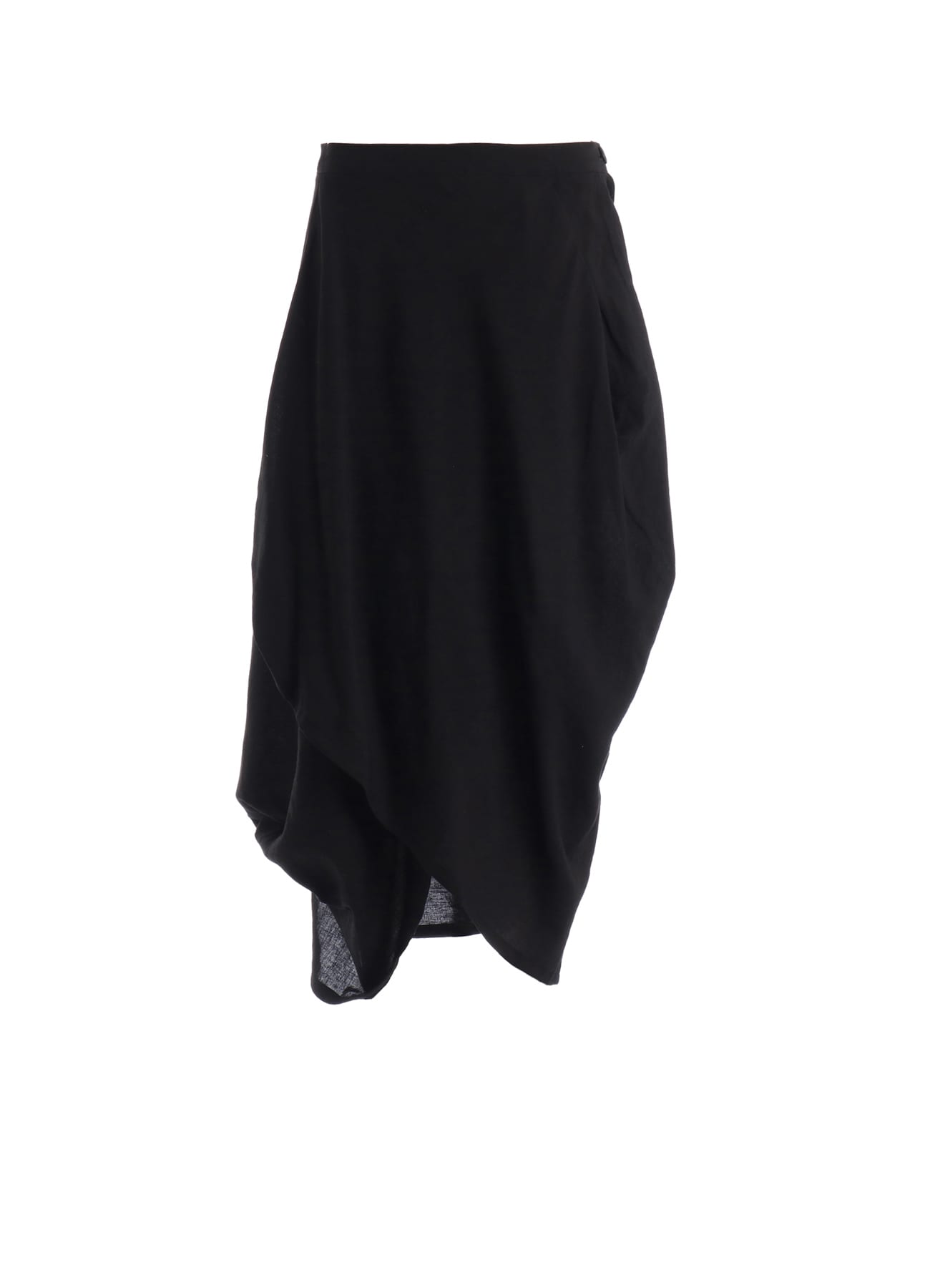 CELLULOSE/ LINEN LAWN DRAPED SKIRT