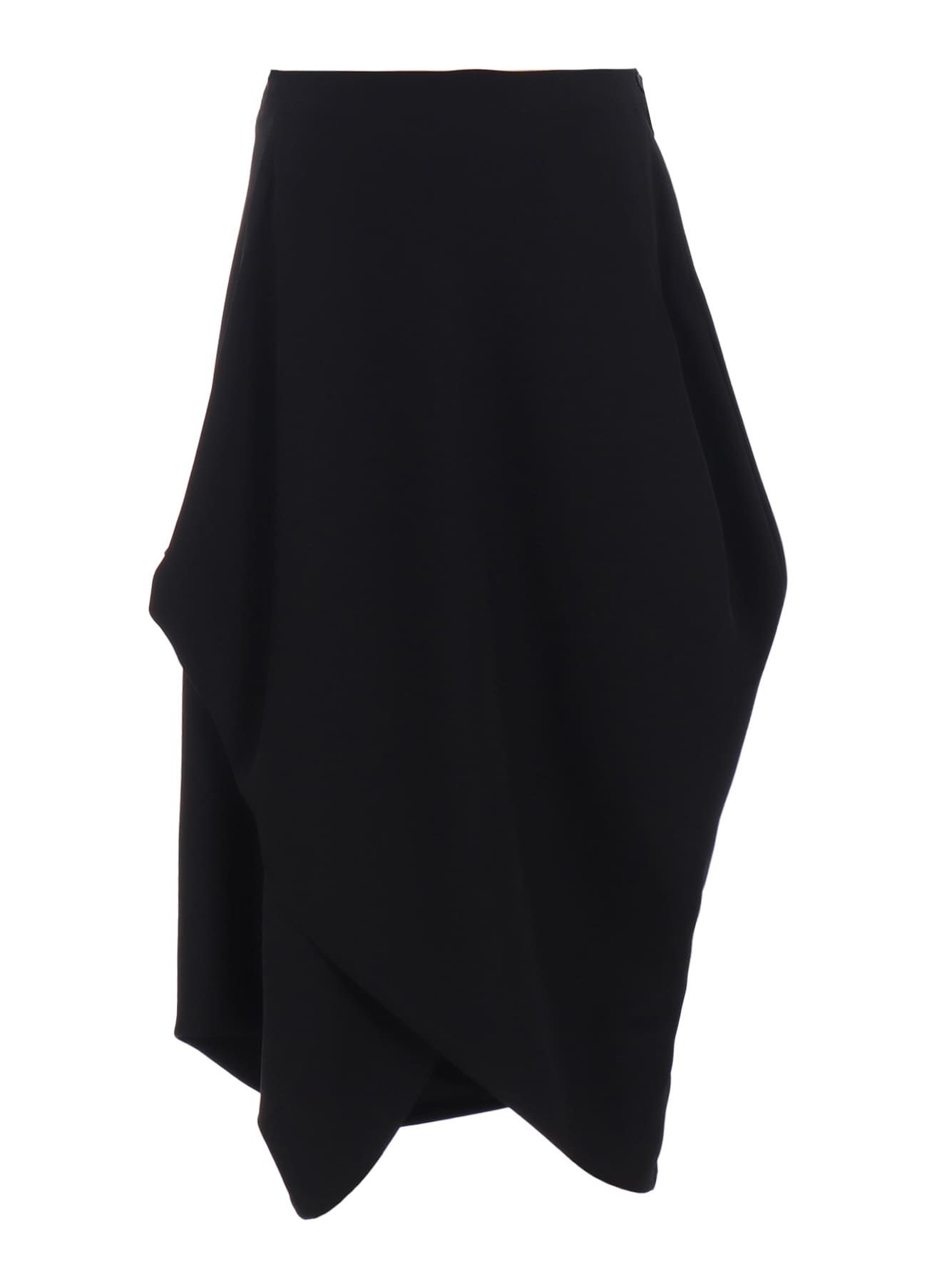 DOUBLE SATIN DRAPING SKIRT