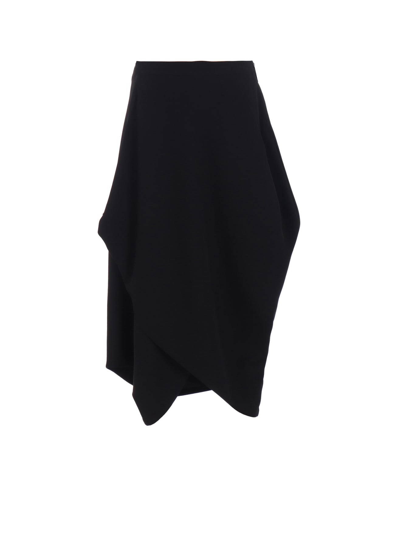 DOUBLE SATIN DRAPING SKIRT