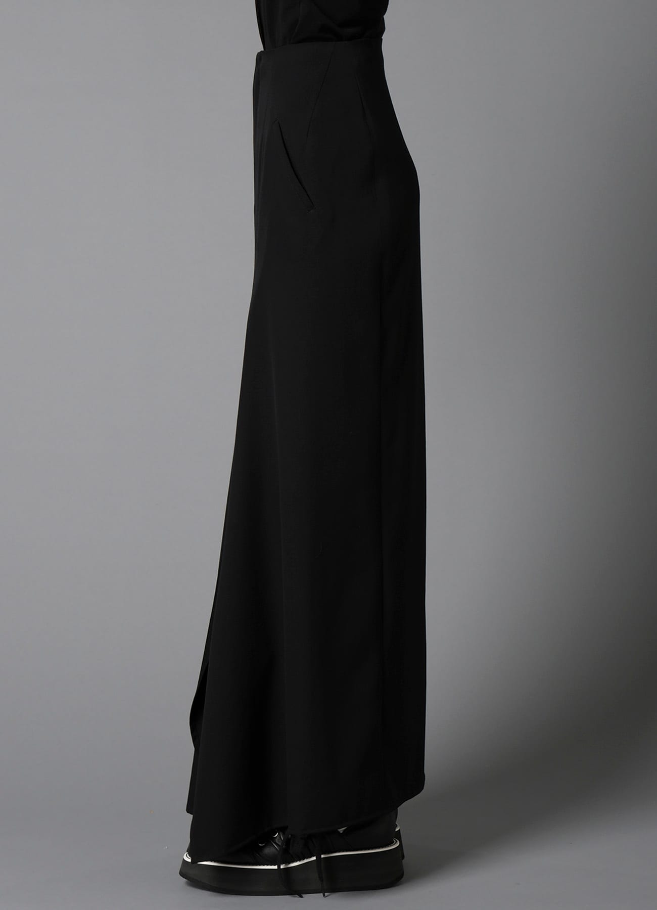 W/GABARDINE F FLARE SKIRT