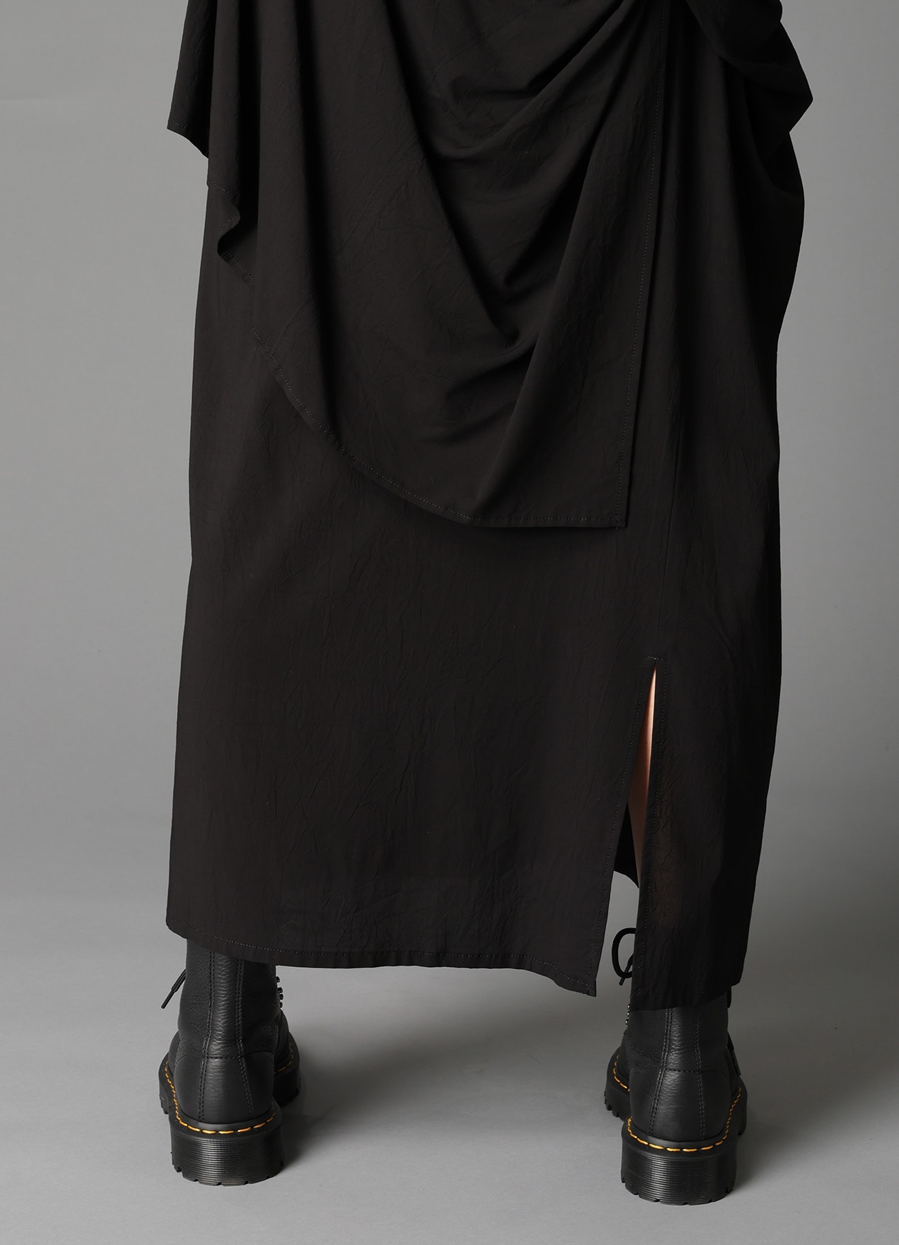 RY/ WRINKLED LAWN B TWISTED SKIRT