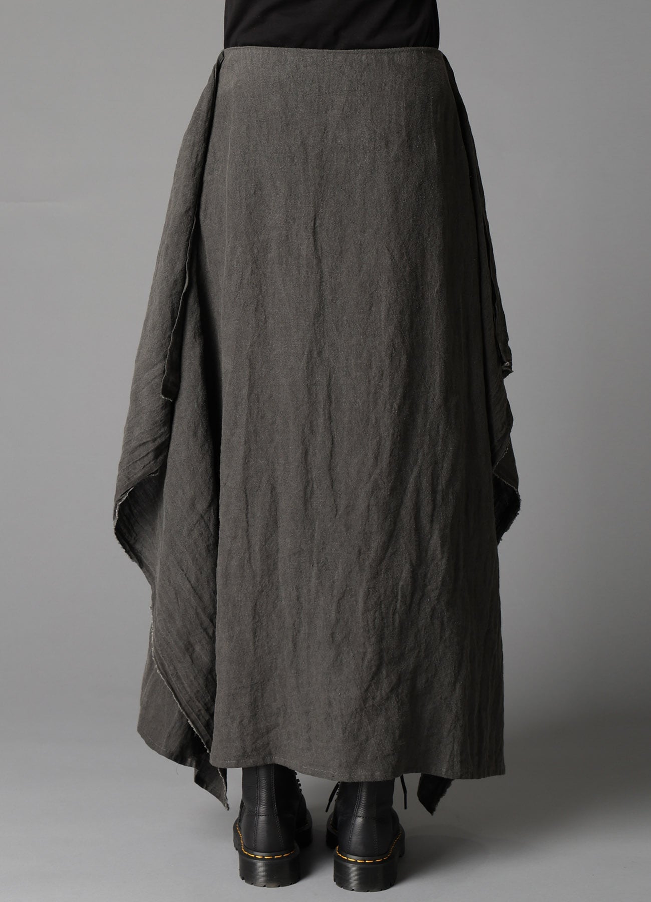 INK DYED LAWN SQUARE SKIRT B