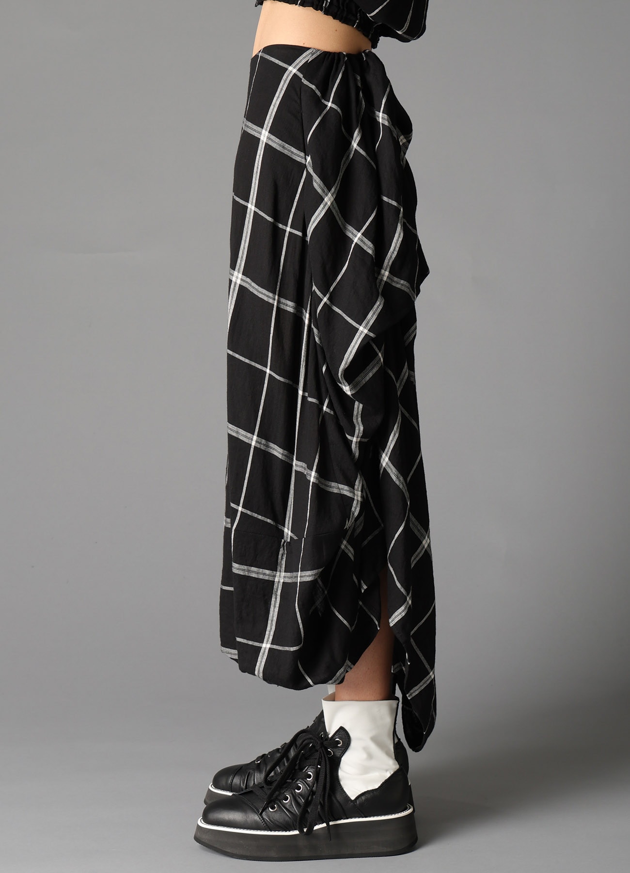 KHADI SIDE GATHER SKIRT