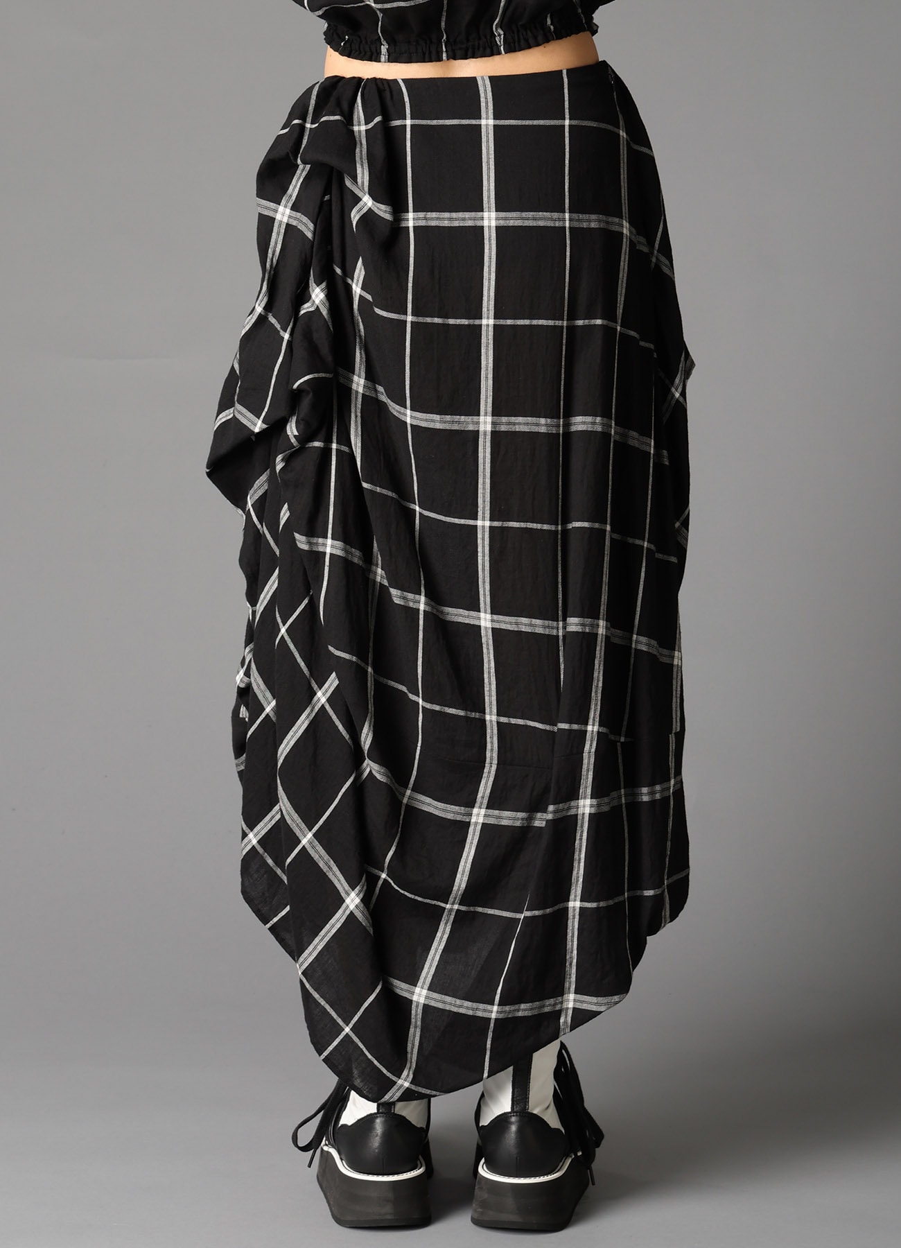 KHADI SIDE GATHER SKIRT