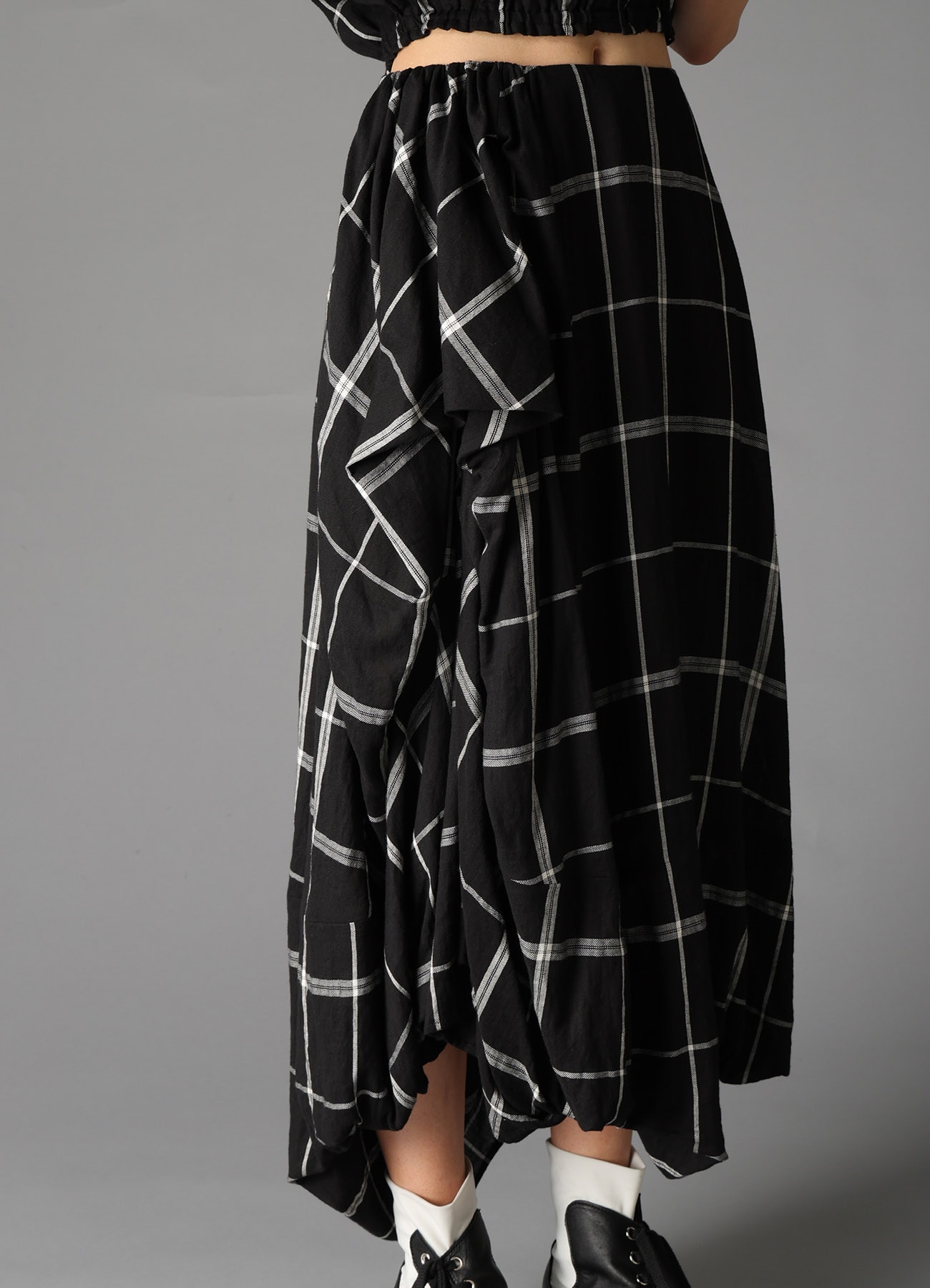 KHADI SIDE GATHER SKIRT