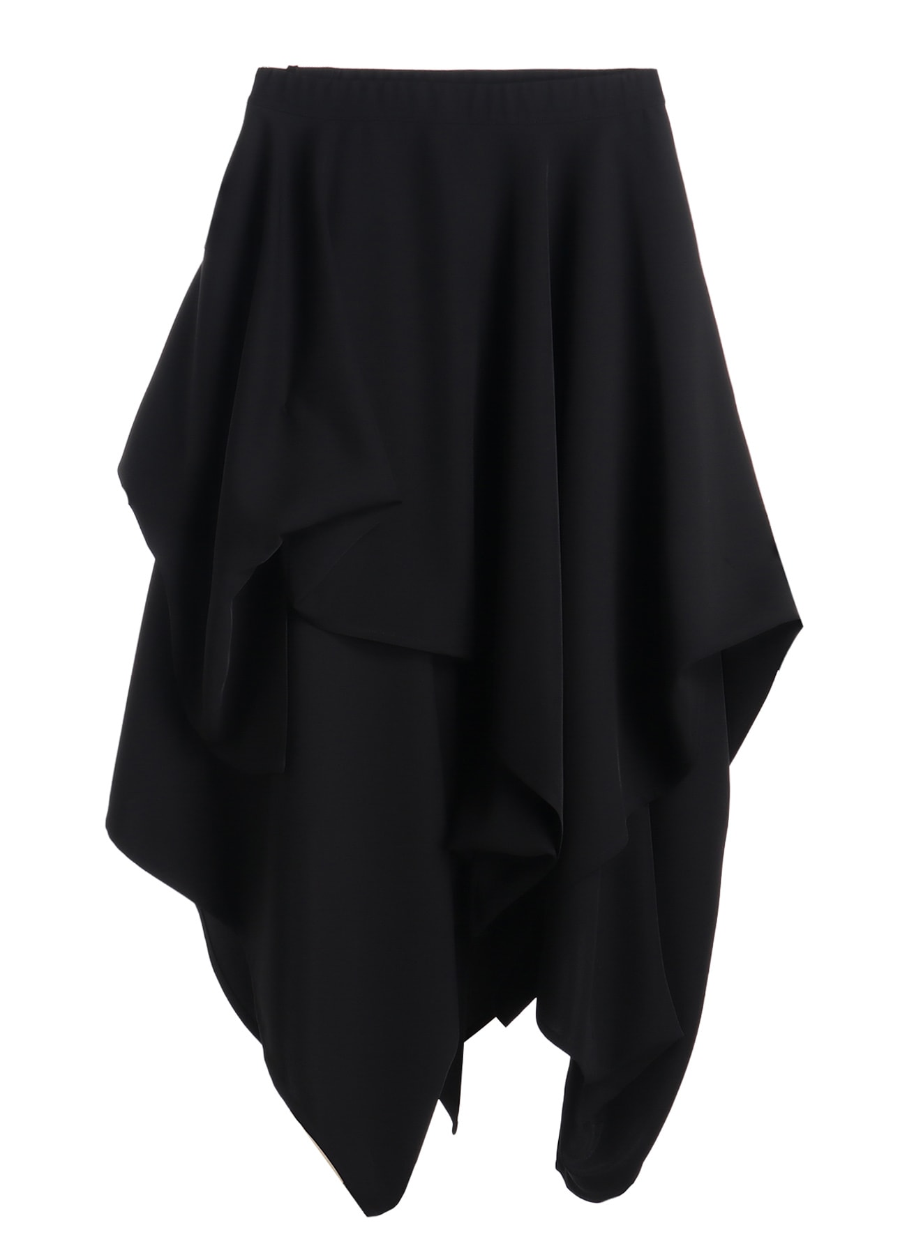 DOUBLE SATIN LAYERED SKIRT