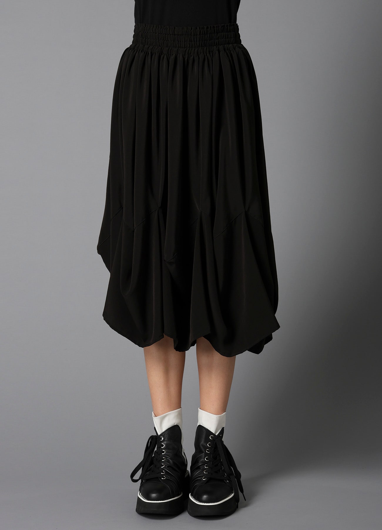 TA/PE DECHINE ELASTIC WAIST SKIRT