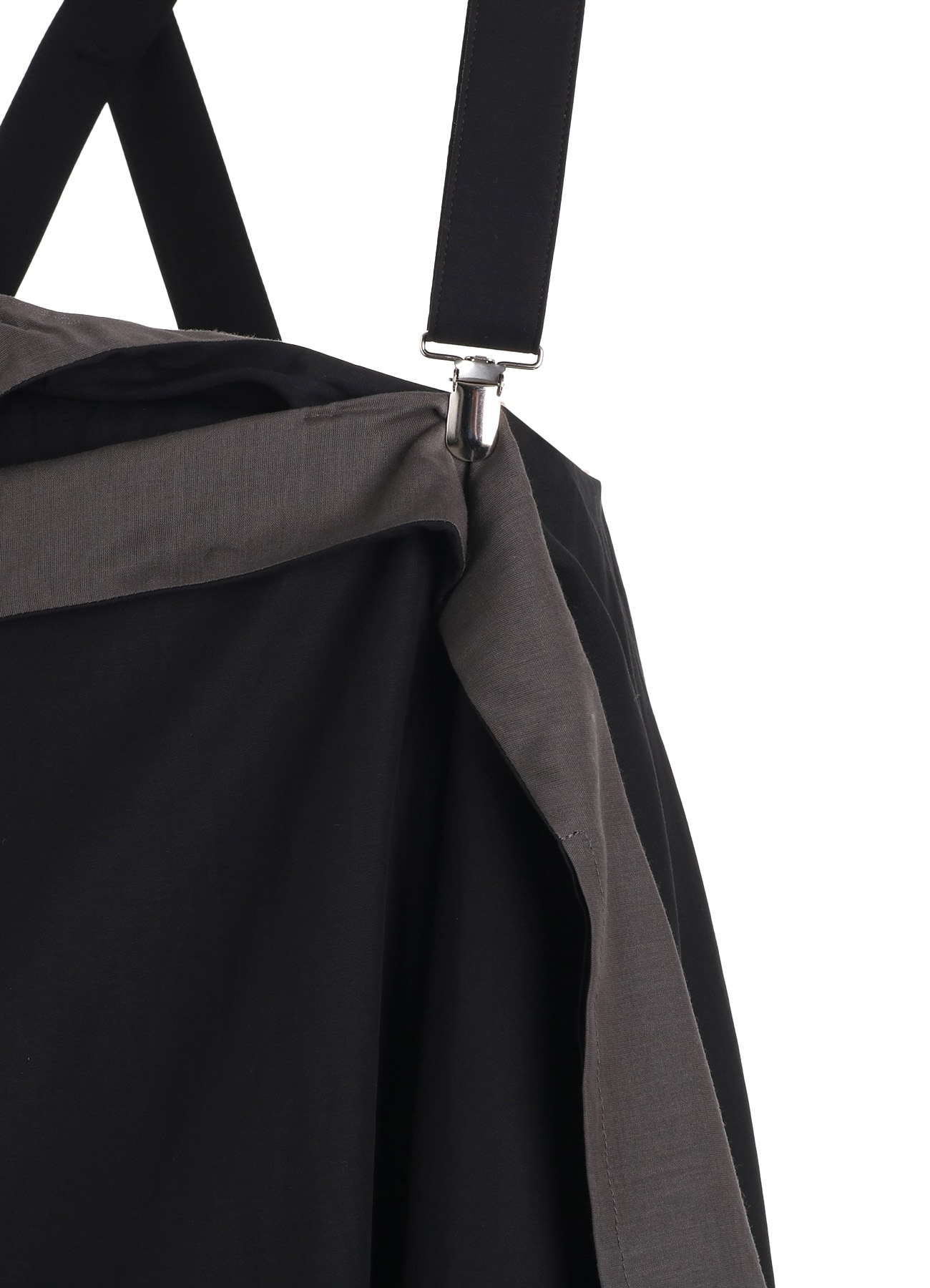 CELLULOSE / COTTON BROAD SUSPENDER WRAP SKIRT