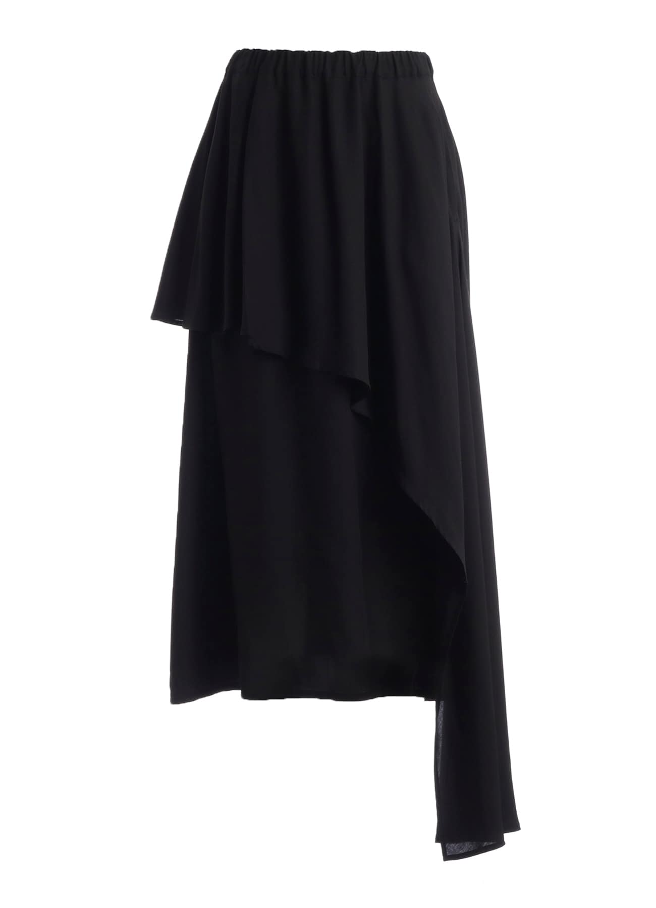 40/- POPLIN ASYMMETRIC DOUBLE LAYER SKIRT