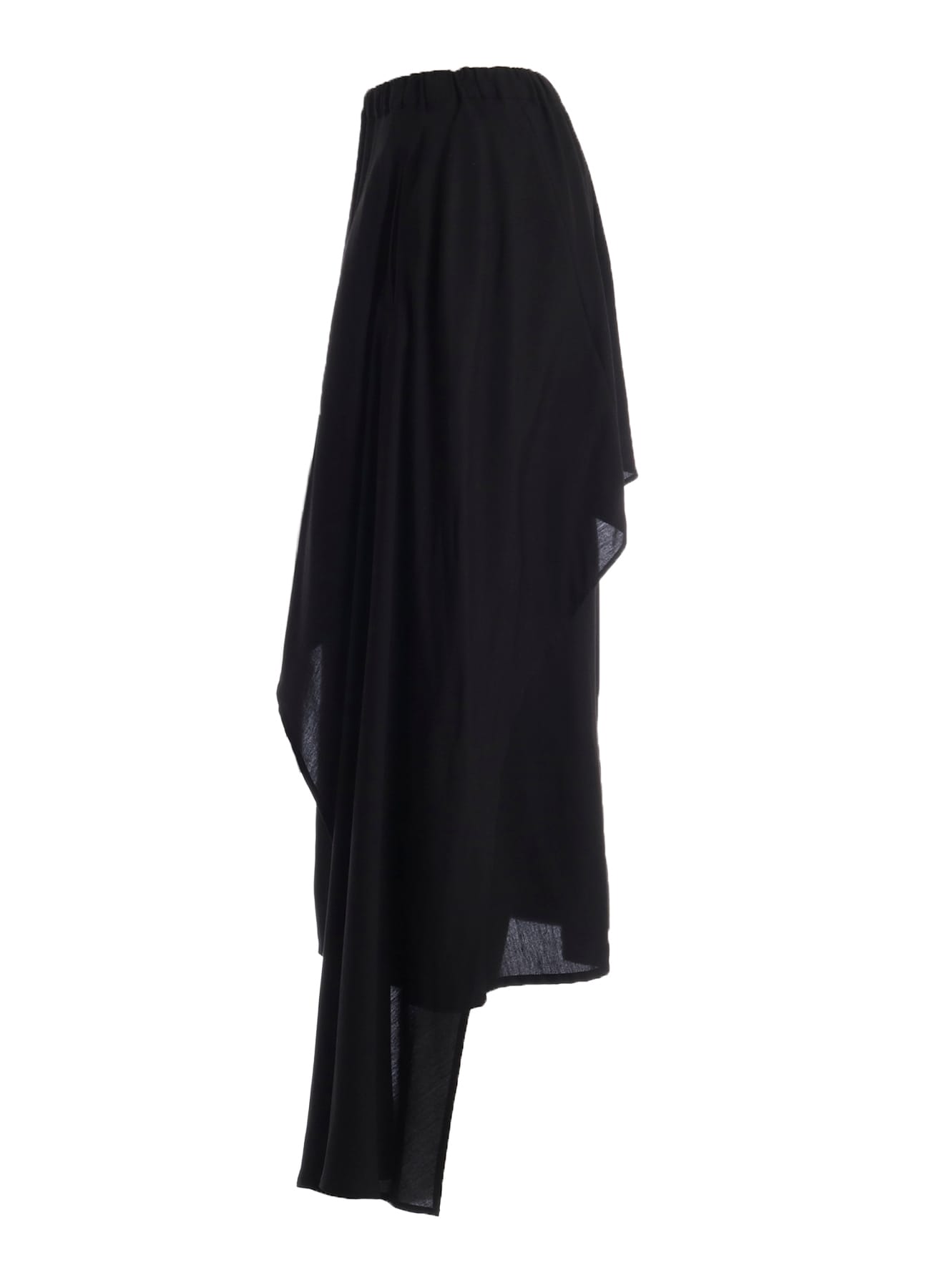 40/- POPLIN ASYMMETRIC DOUBLE LAYER SKIRT