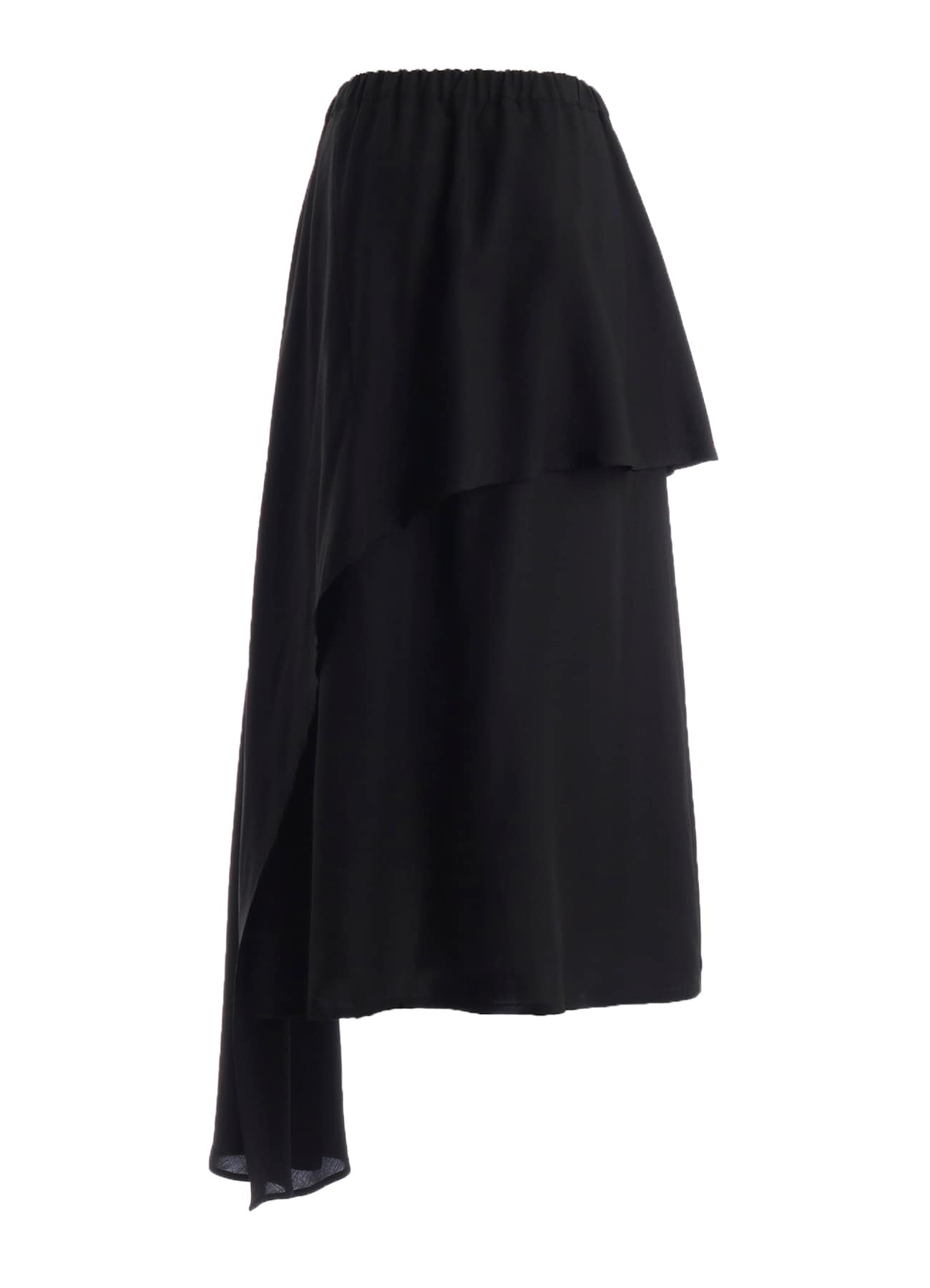 40/- POPLIN ASYMMETRIC DOUBLE LAYER SKIRT