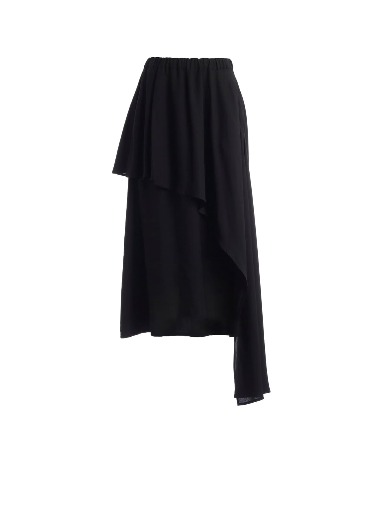 40/- POPLIN ASYMMETRIC DOUBLE LAYER SKIRT