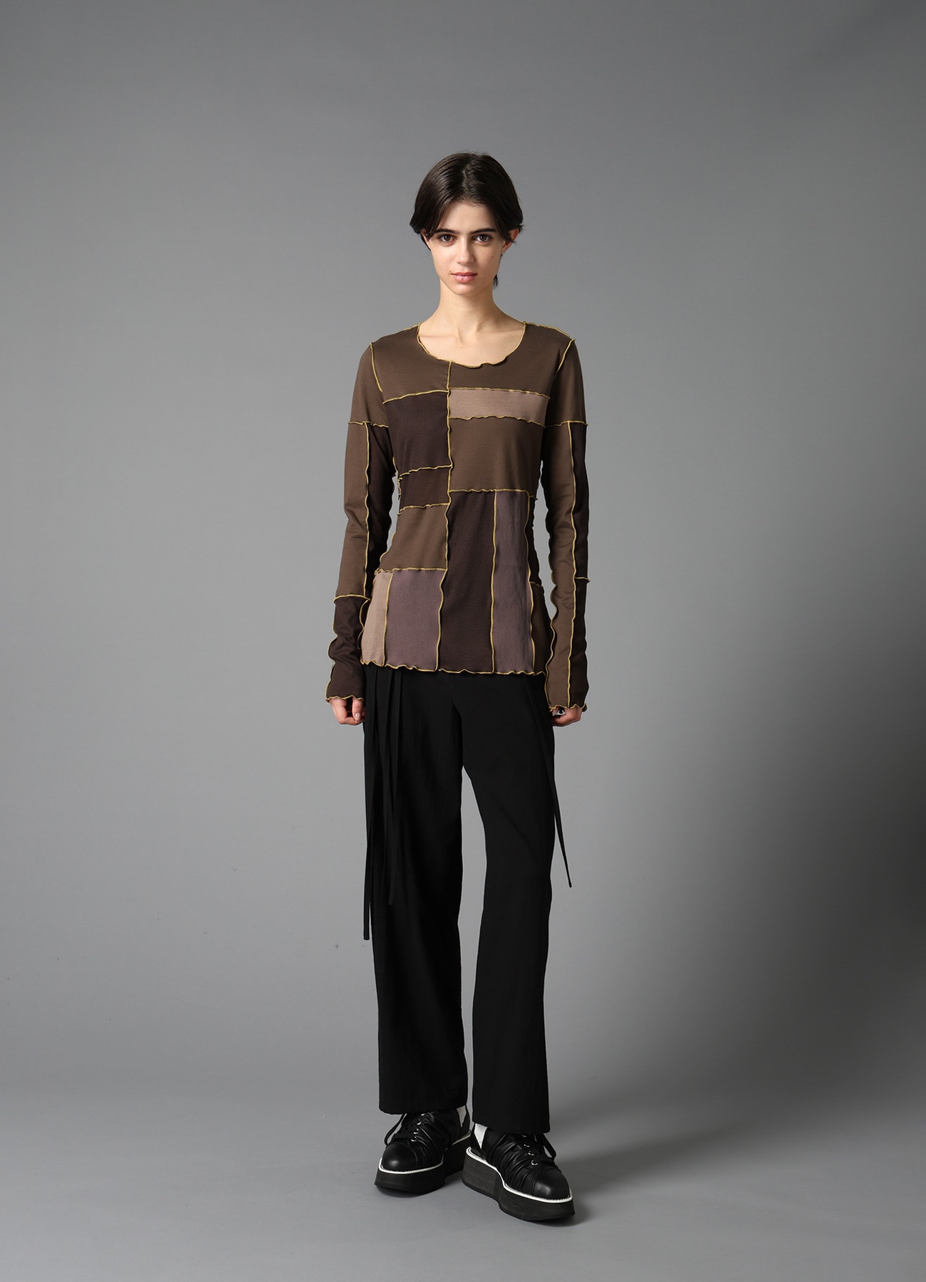 PATCHWORK LONG T-SHIRT