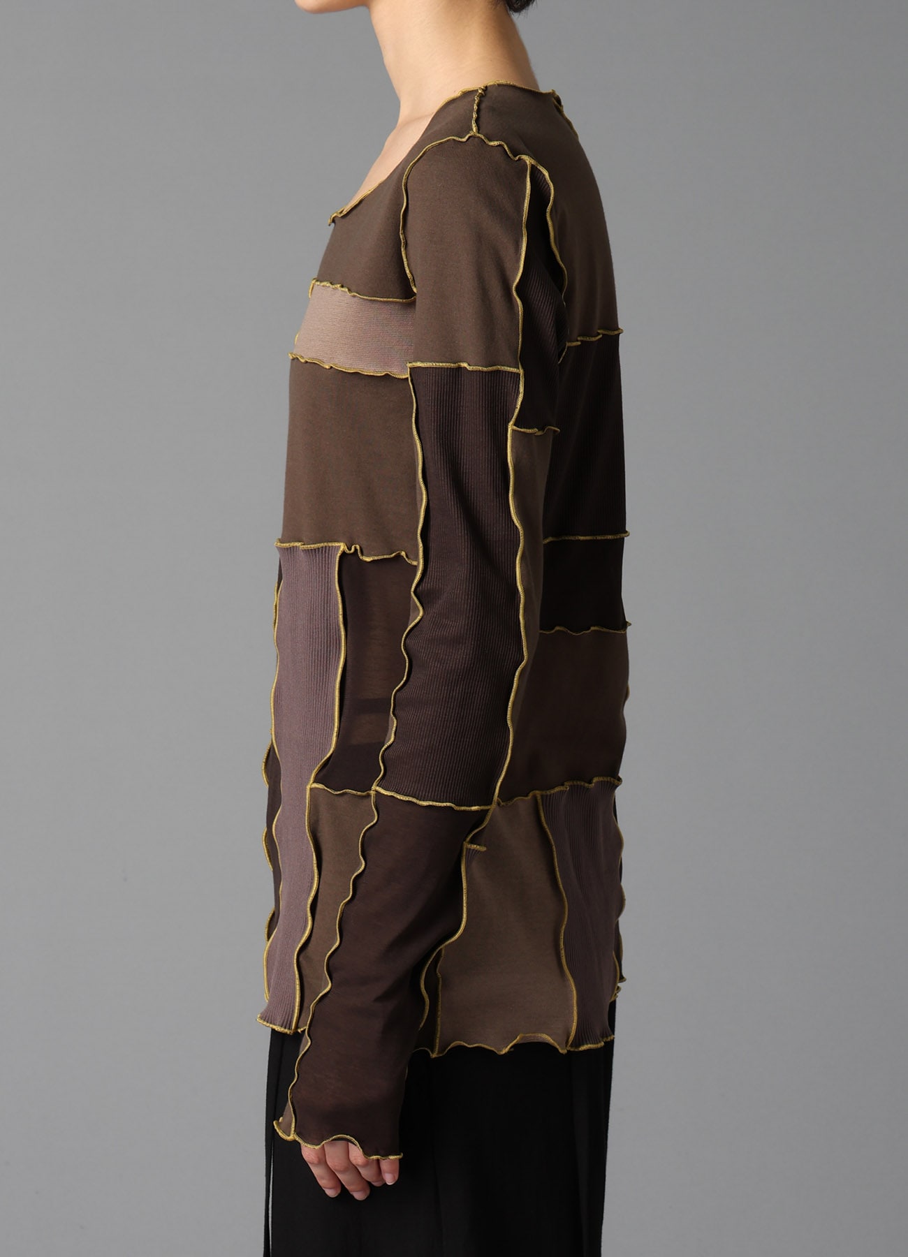 PATCHWORK LONG T-SHIRT