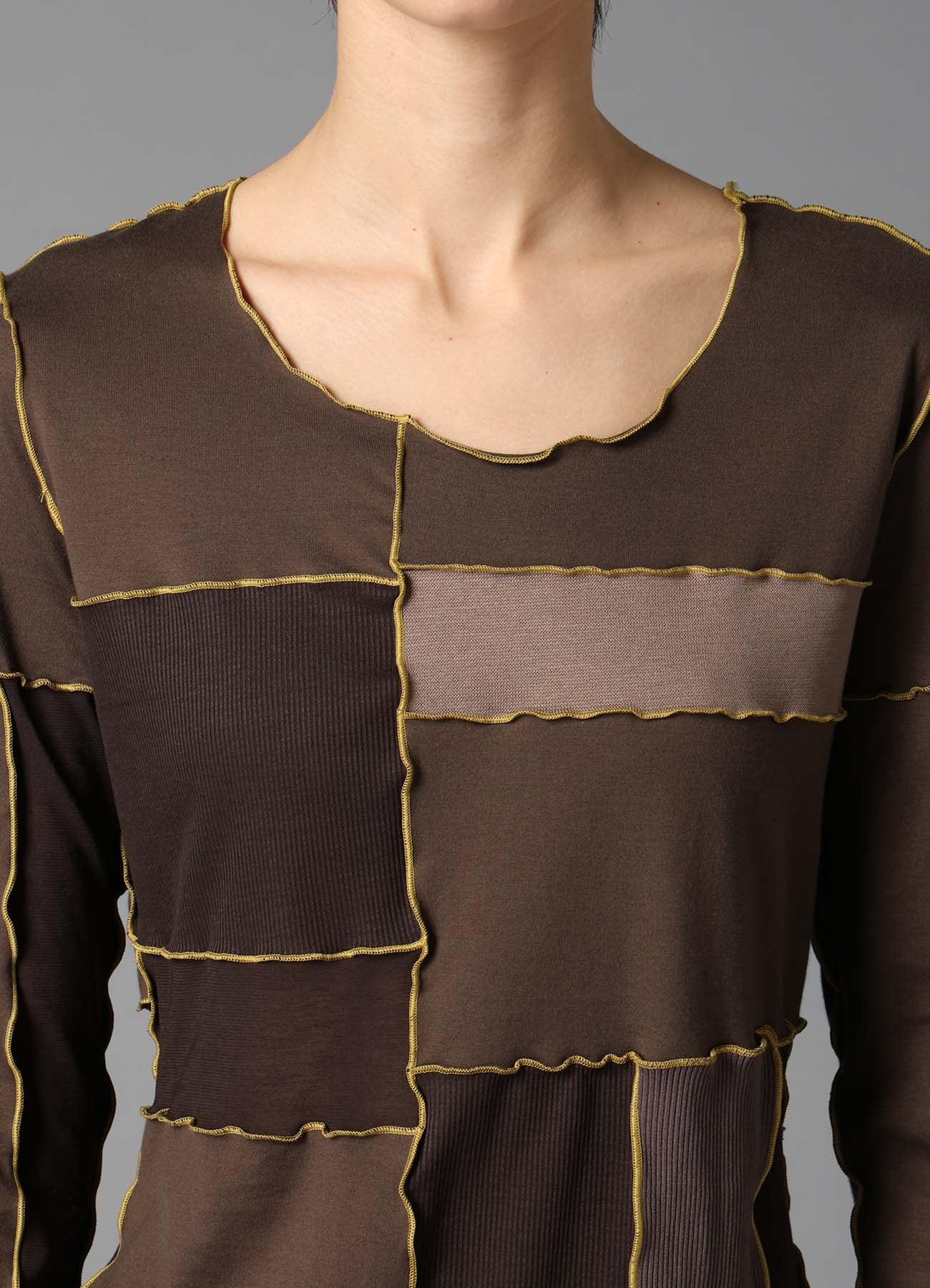 PATCHWORK LONG T-SHIRT