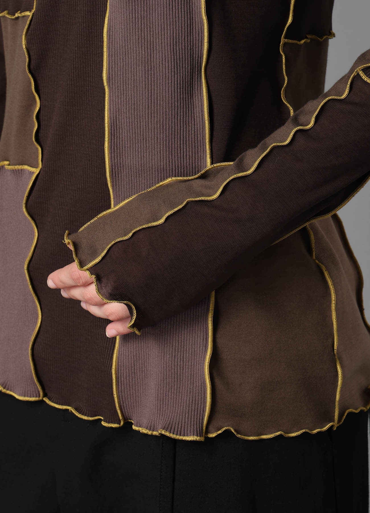 PATCHWORK LONG T-SHIRT