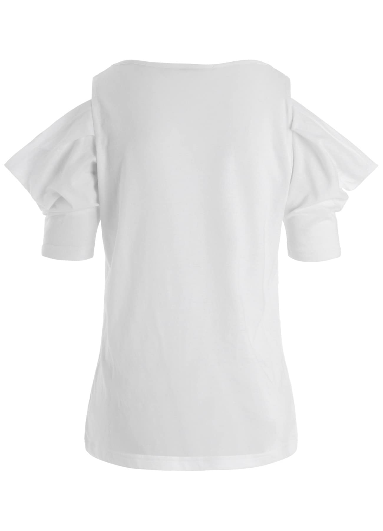 40/- SINGLE JERSEY OPEN SHOULDER HALF SLEEVE TEE