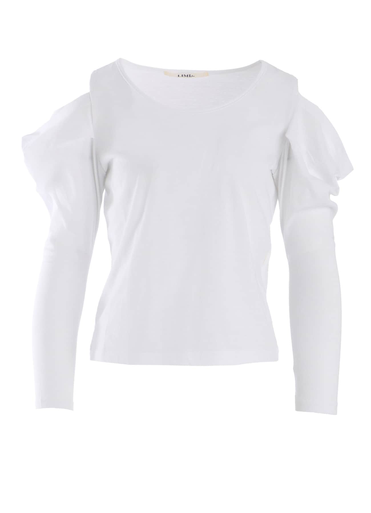 40/- SINGLE JERSEY OPEN SHOULDER LONG SLEEVE TEE