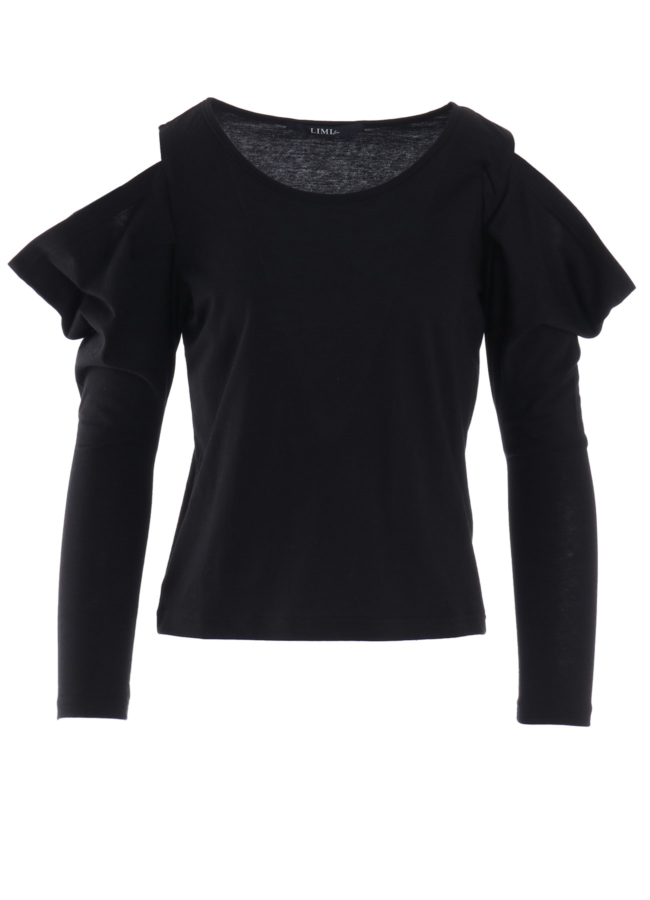 40/- SINGLE JERSEY OPEN SHOULDER LONG SLEEVE TEE