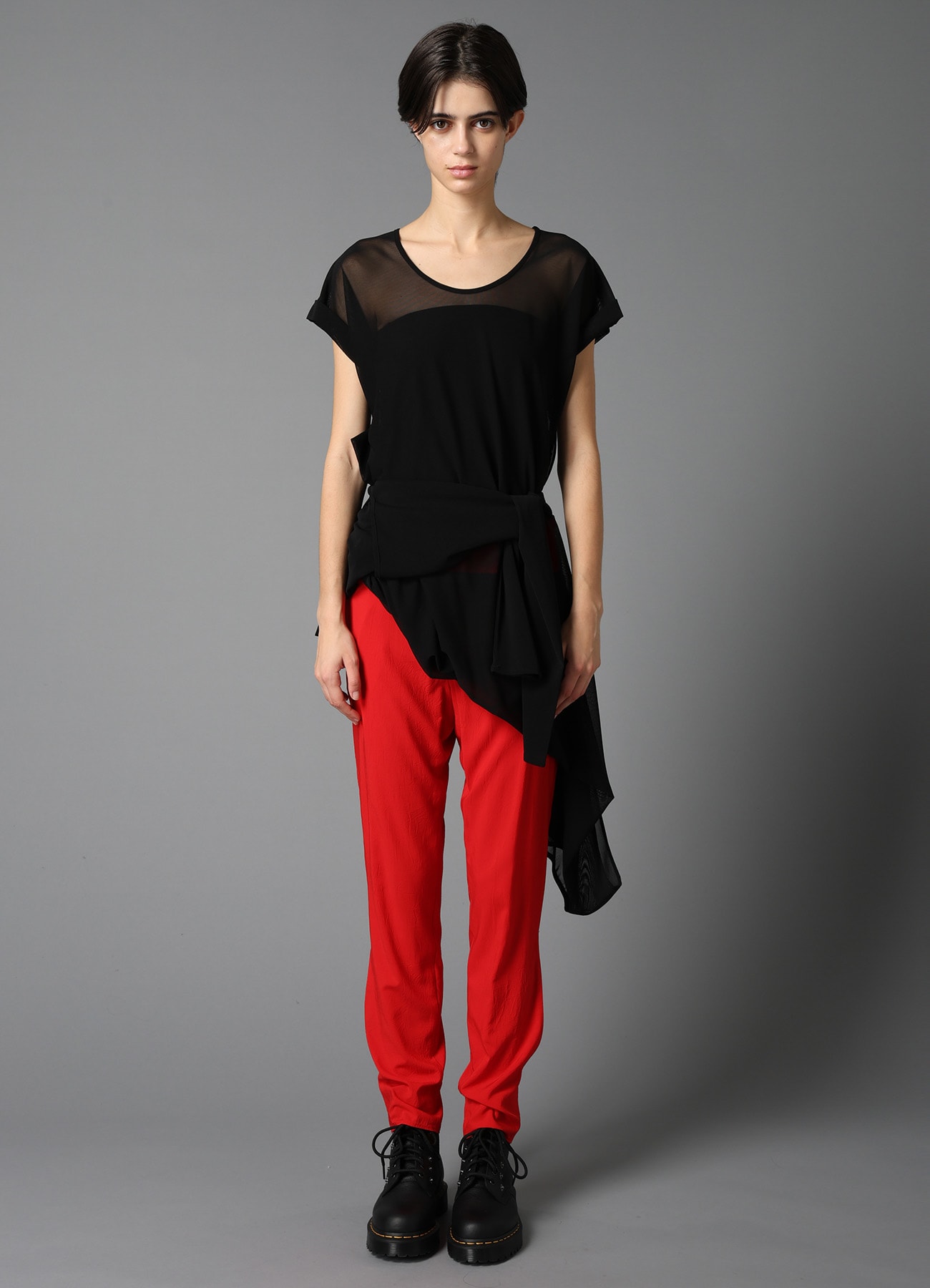 PE TULLE 3-WAY TEE/ B