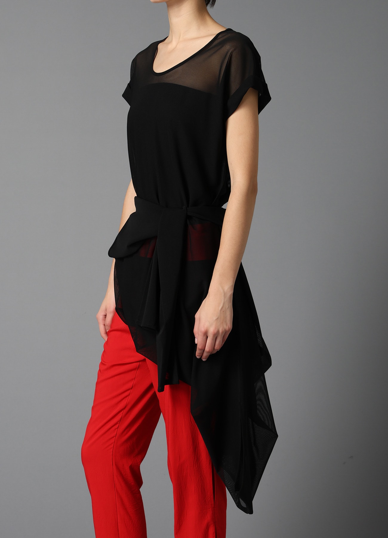 PE TULLE 3-WAY TEE/ B