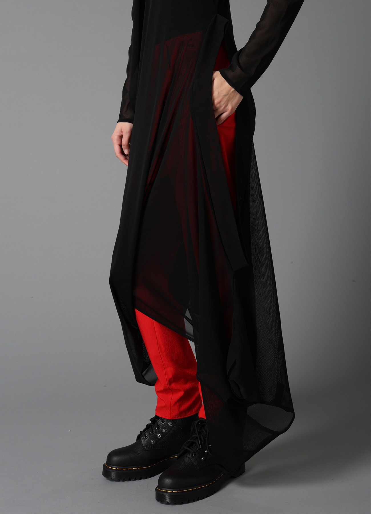 PE TULLE 3-WAY TEE/ B