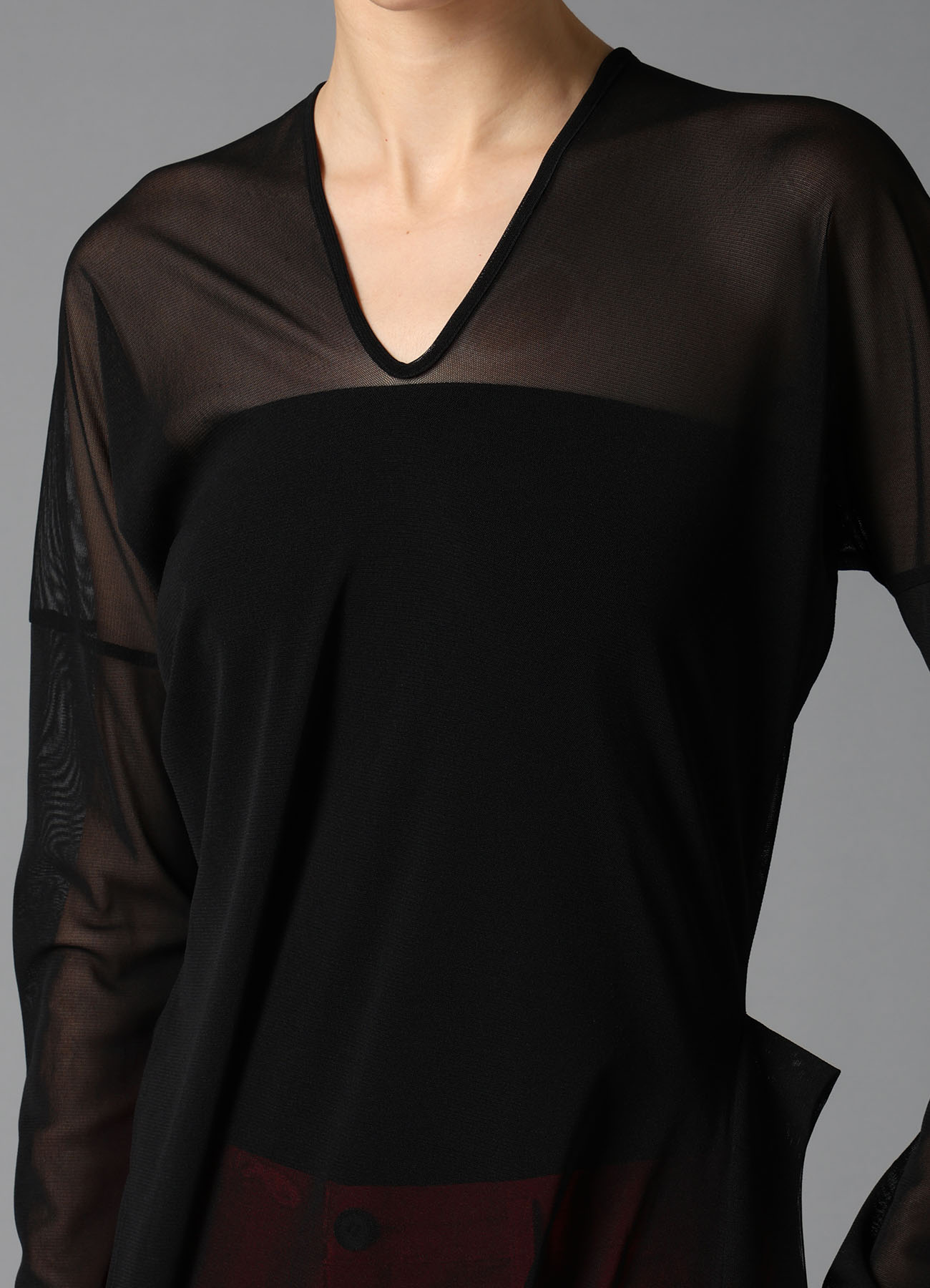 PE TULLE 3-WAY TEE/ B