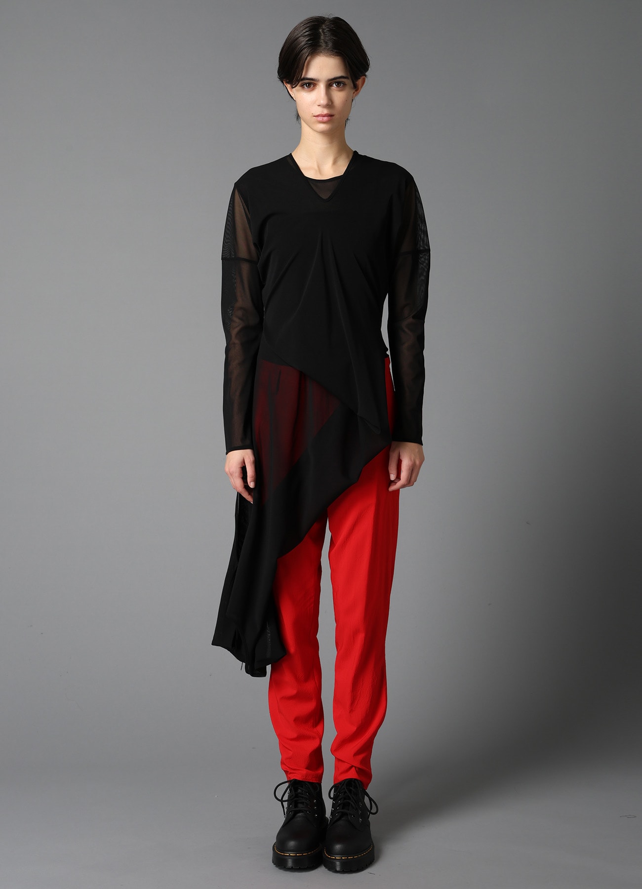 PE TULLE 3-WAY TEE/ B