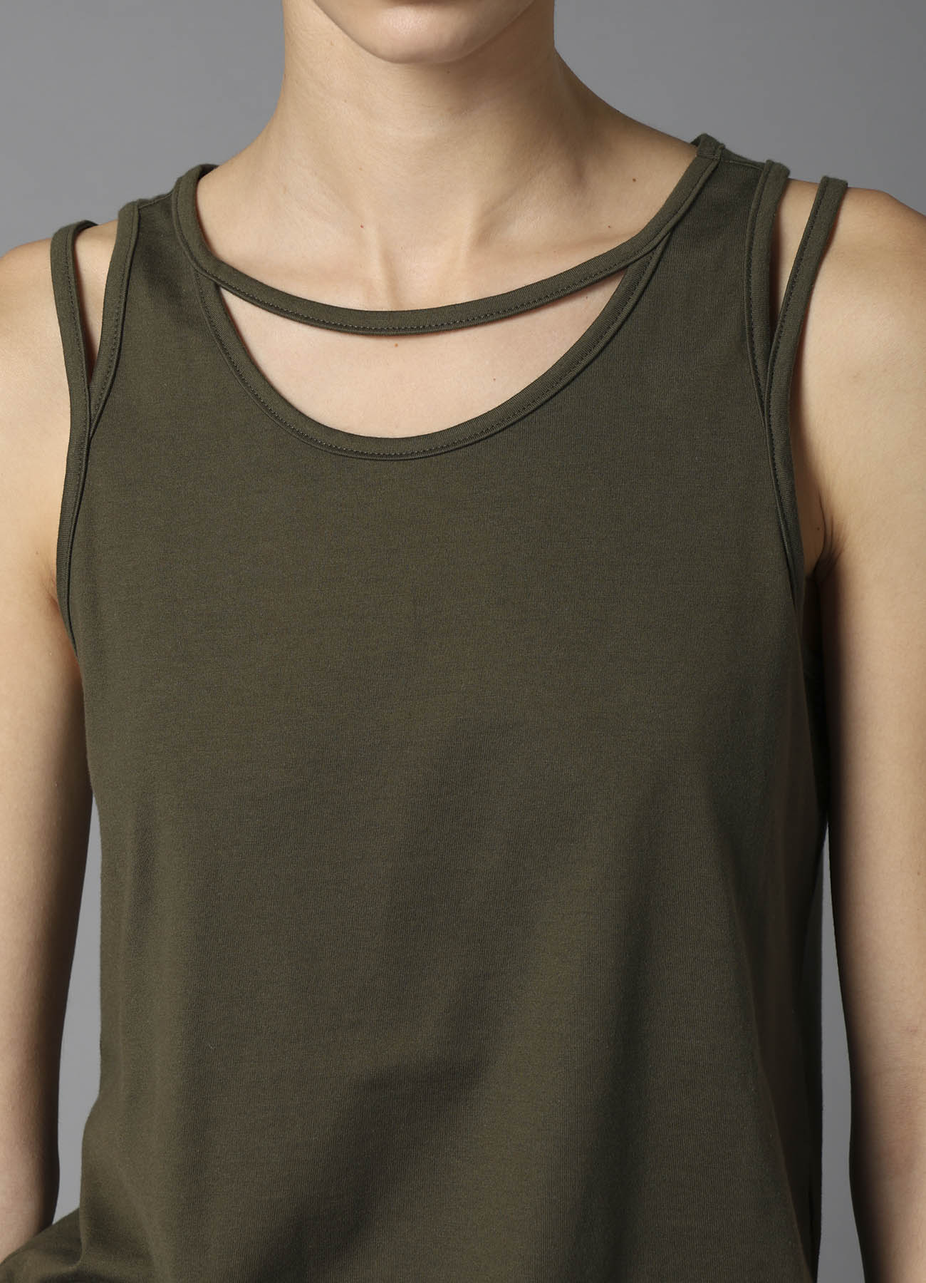 60/2 COTTON SINGLE JERSEY BINDER DETAIL TANK TOP