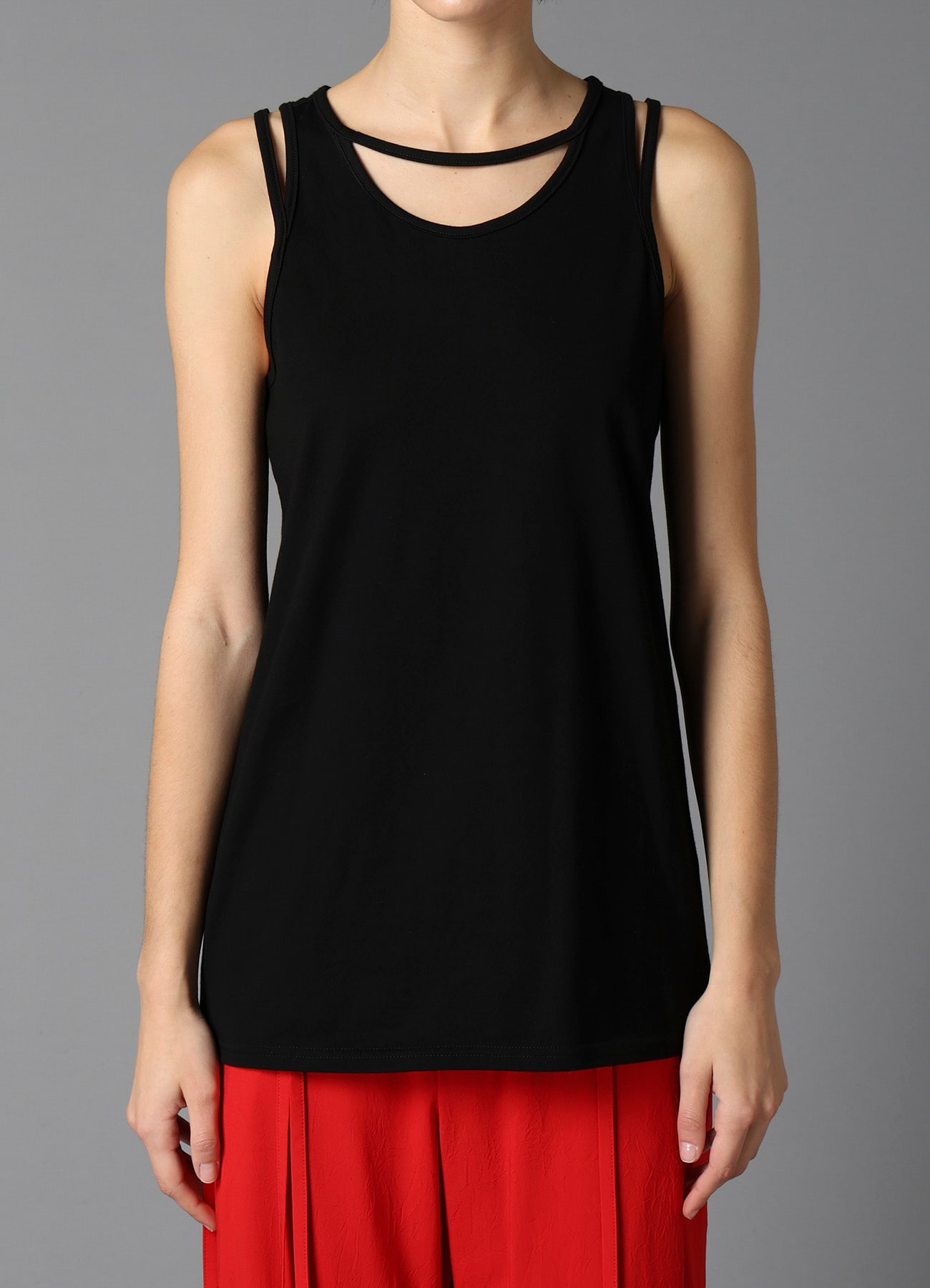 60/2 COTTON SINGLE JERSEY BINDER DETAIL TANK TOP