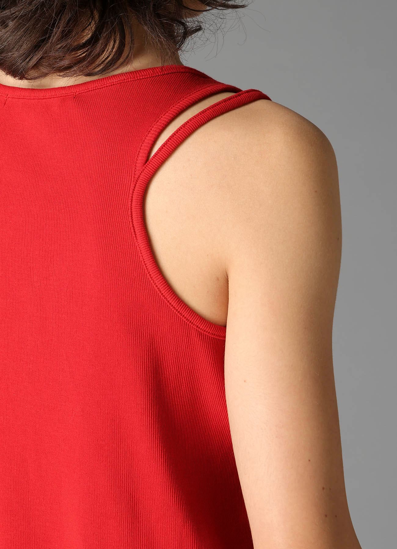 COTTON RIB BINDER DETAIL TANK TOP