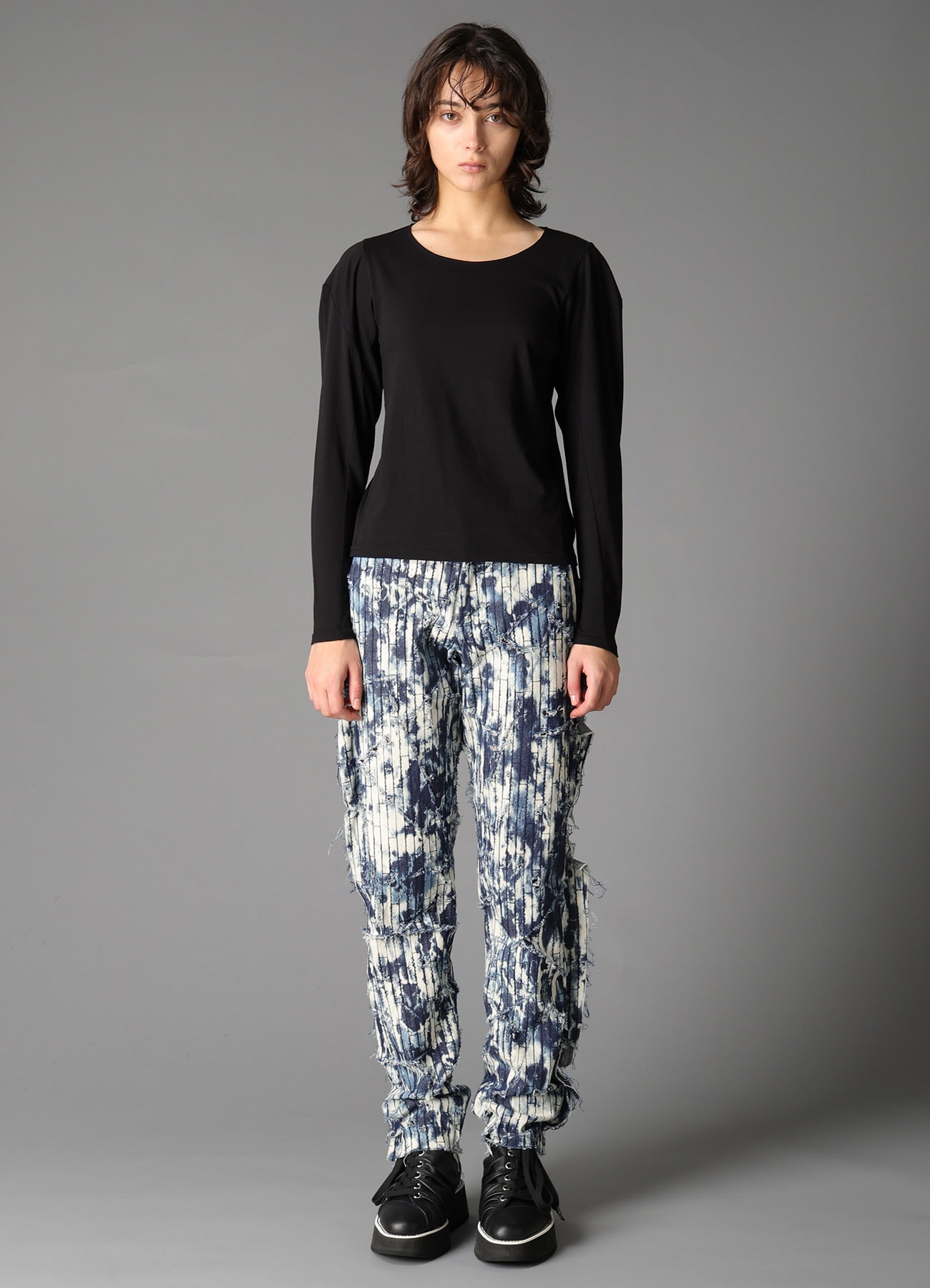 40/- SINGLE JERSEY PANEL DESIGN LONG SLEEVE TEE