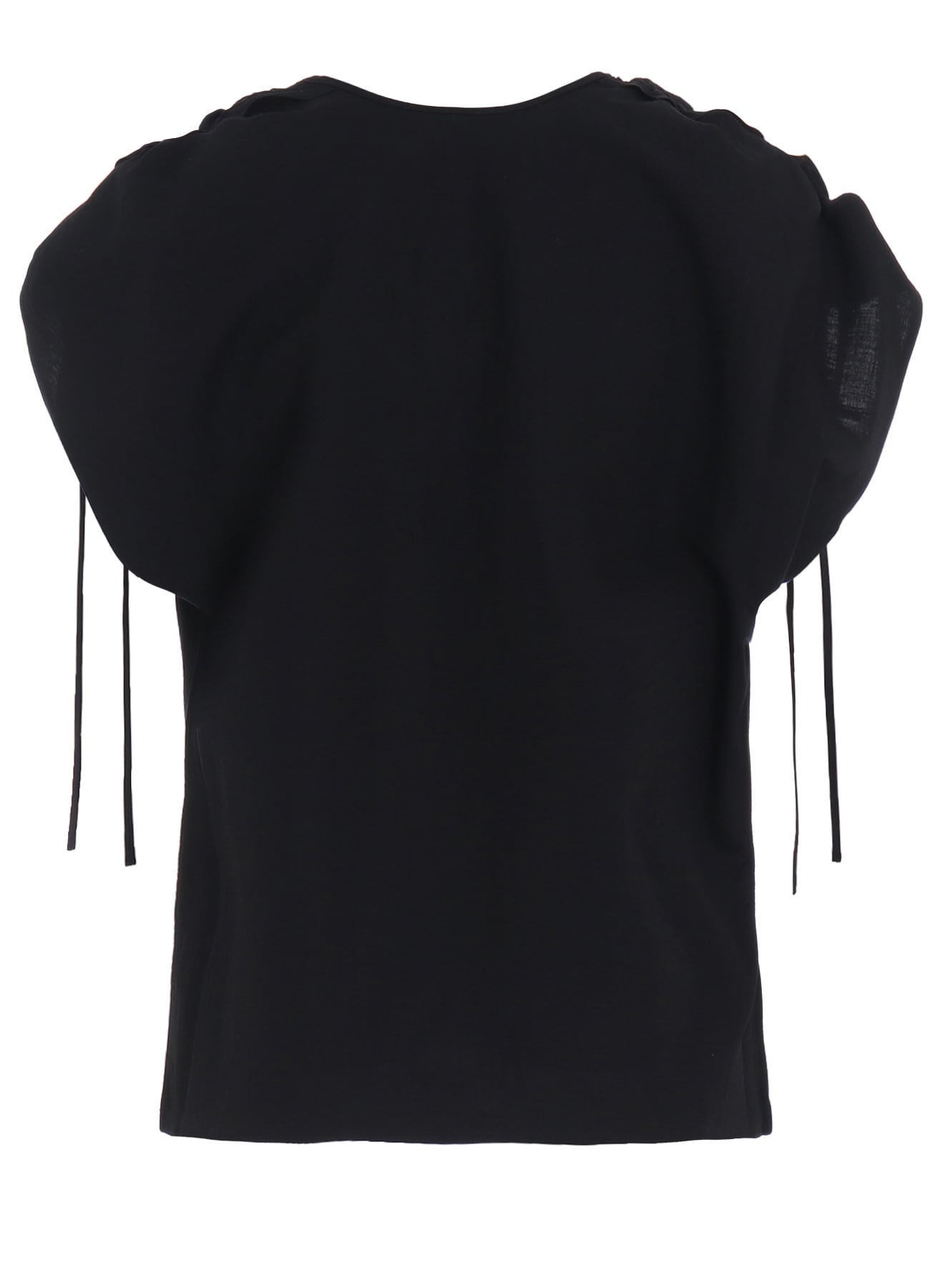 NATURAL SMOOTH SHOULDER GATHER TEE