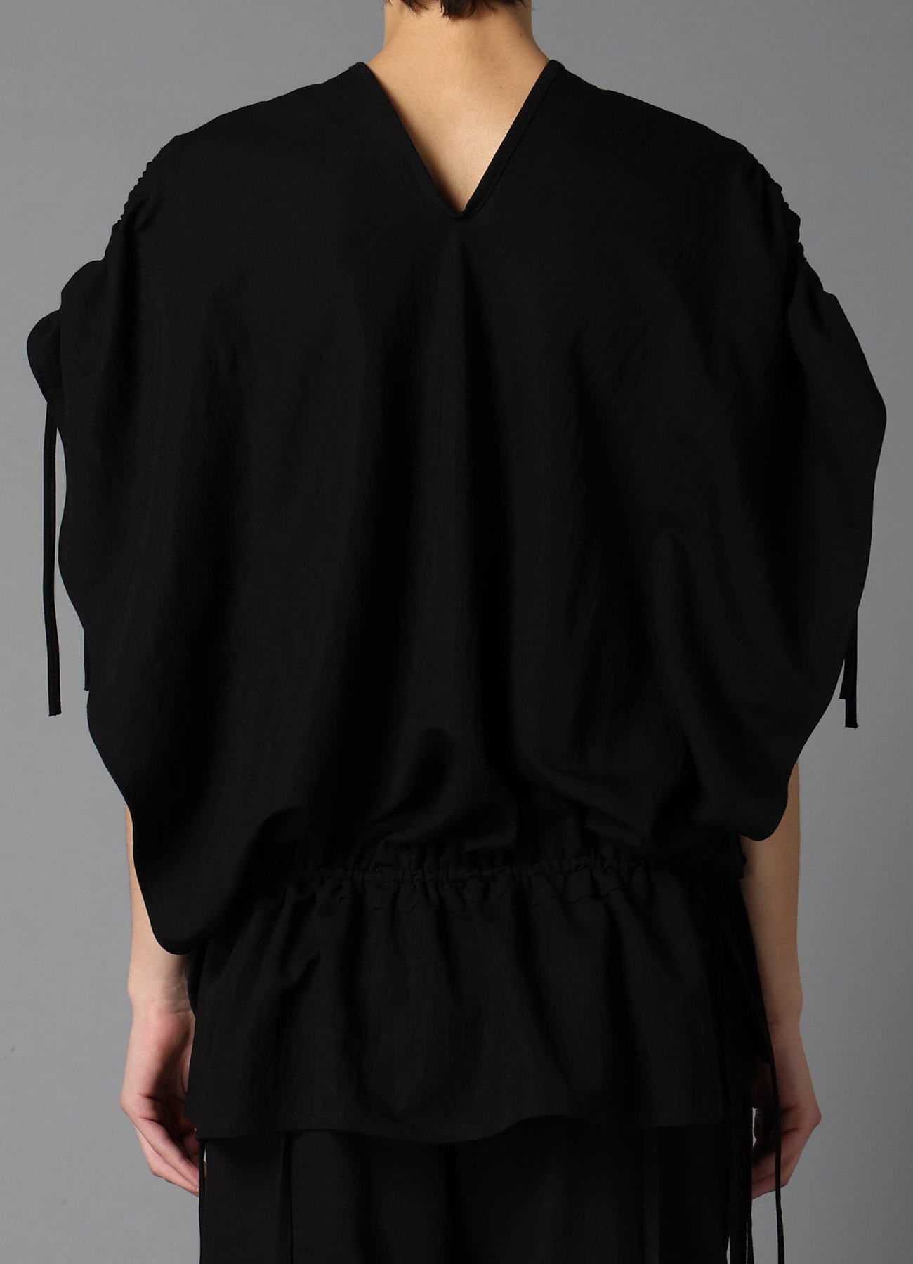 NATURAL SMOOTH GATHER TEE