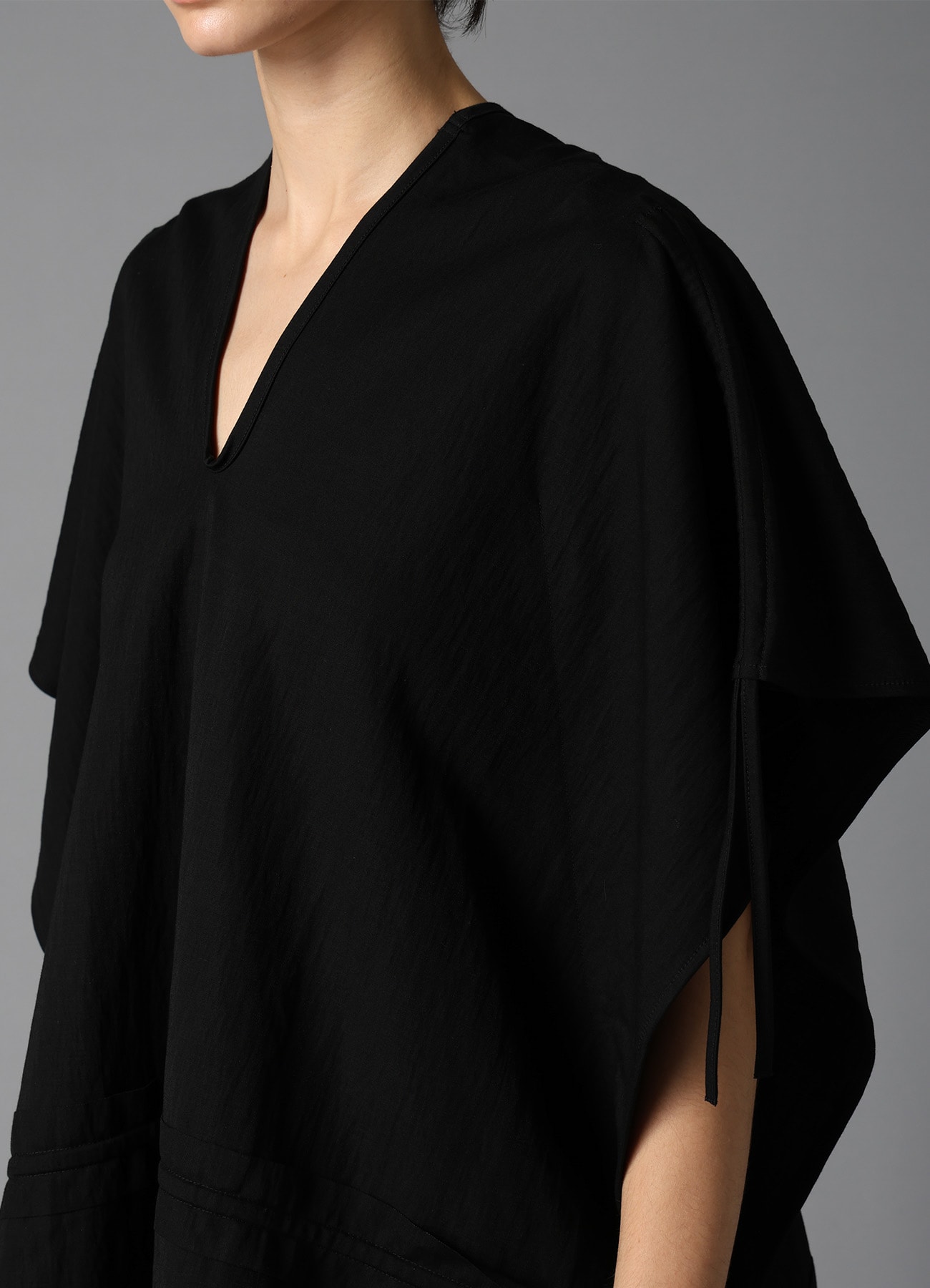 NATURAL SMOOTH GATHER TEE